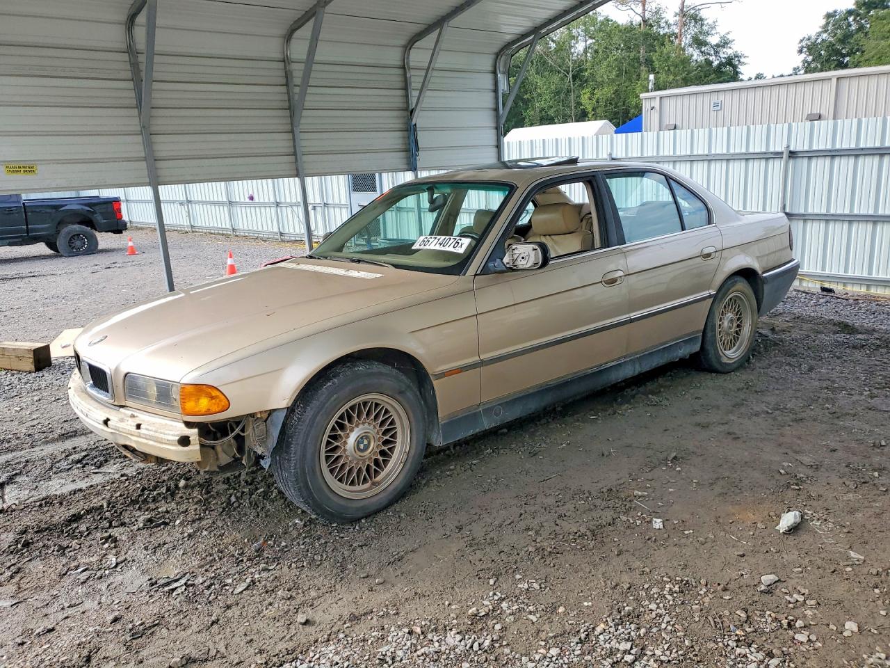 1998 Bmw 740 I Automatic Gold vin: WBAGF8327WDL53102