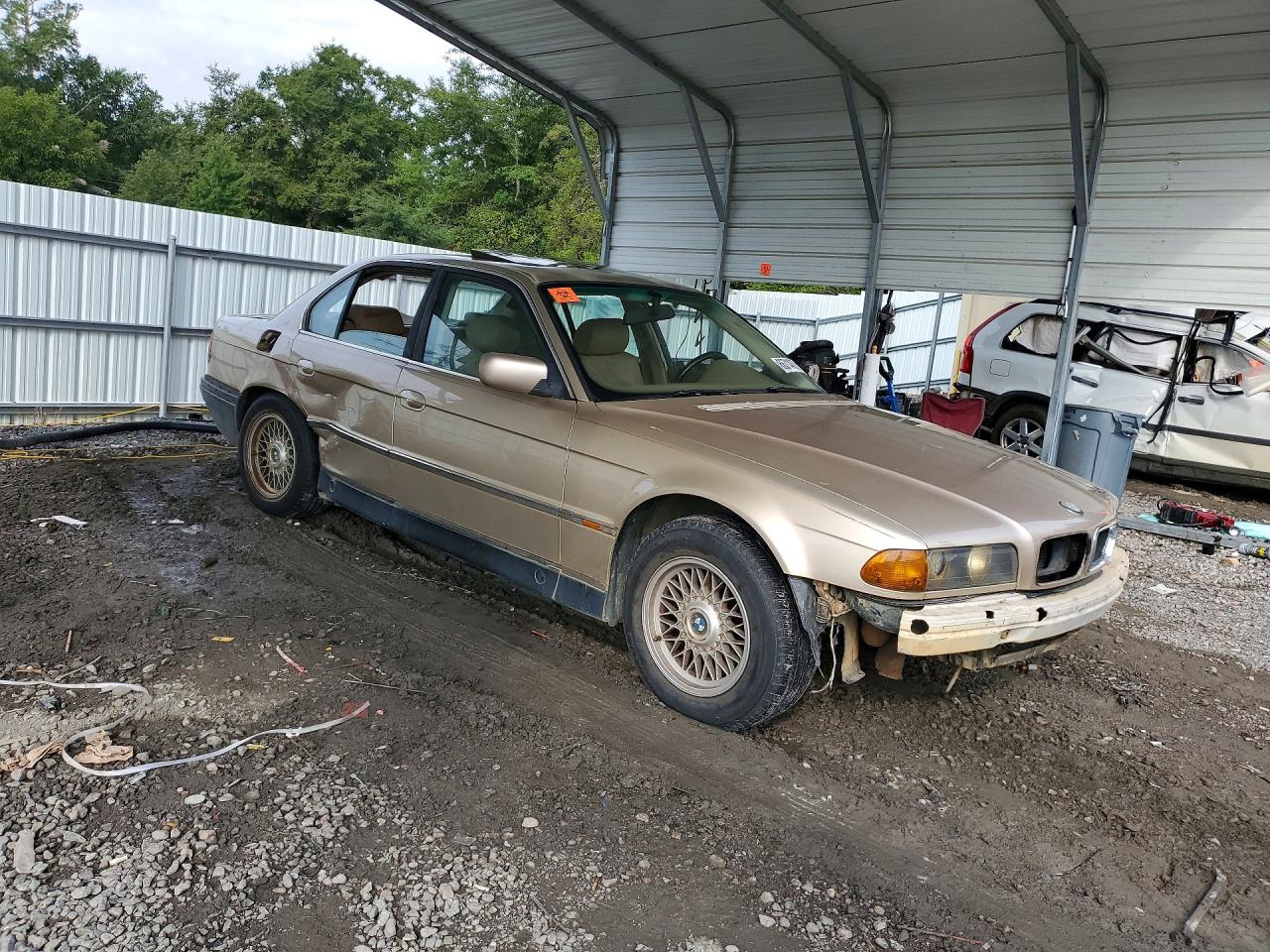 1998 Bmw 740 I Automatic Gold vin: WBAGF8327WDL53102