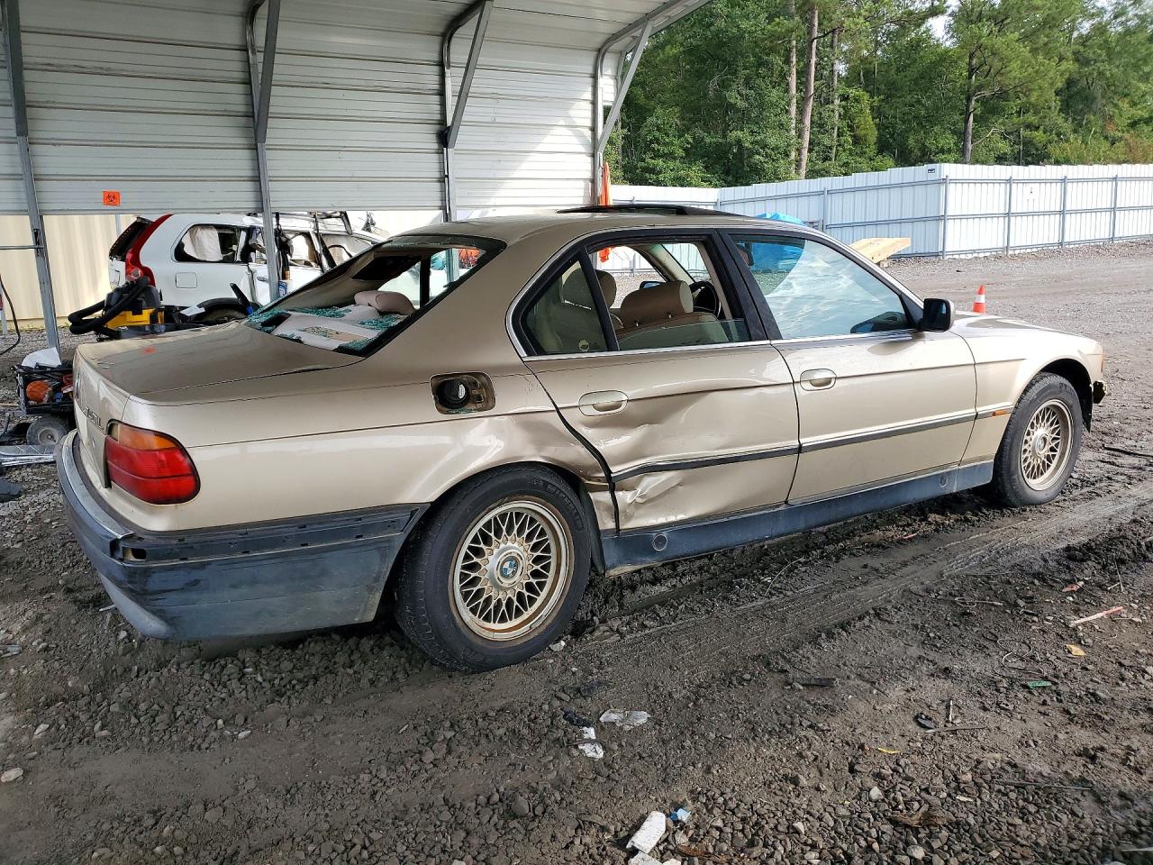1998 Bmw 740 I Automatic Gold vin: WBAGF8327WDL53102