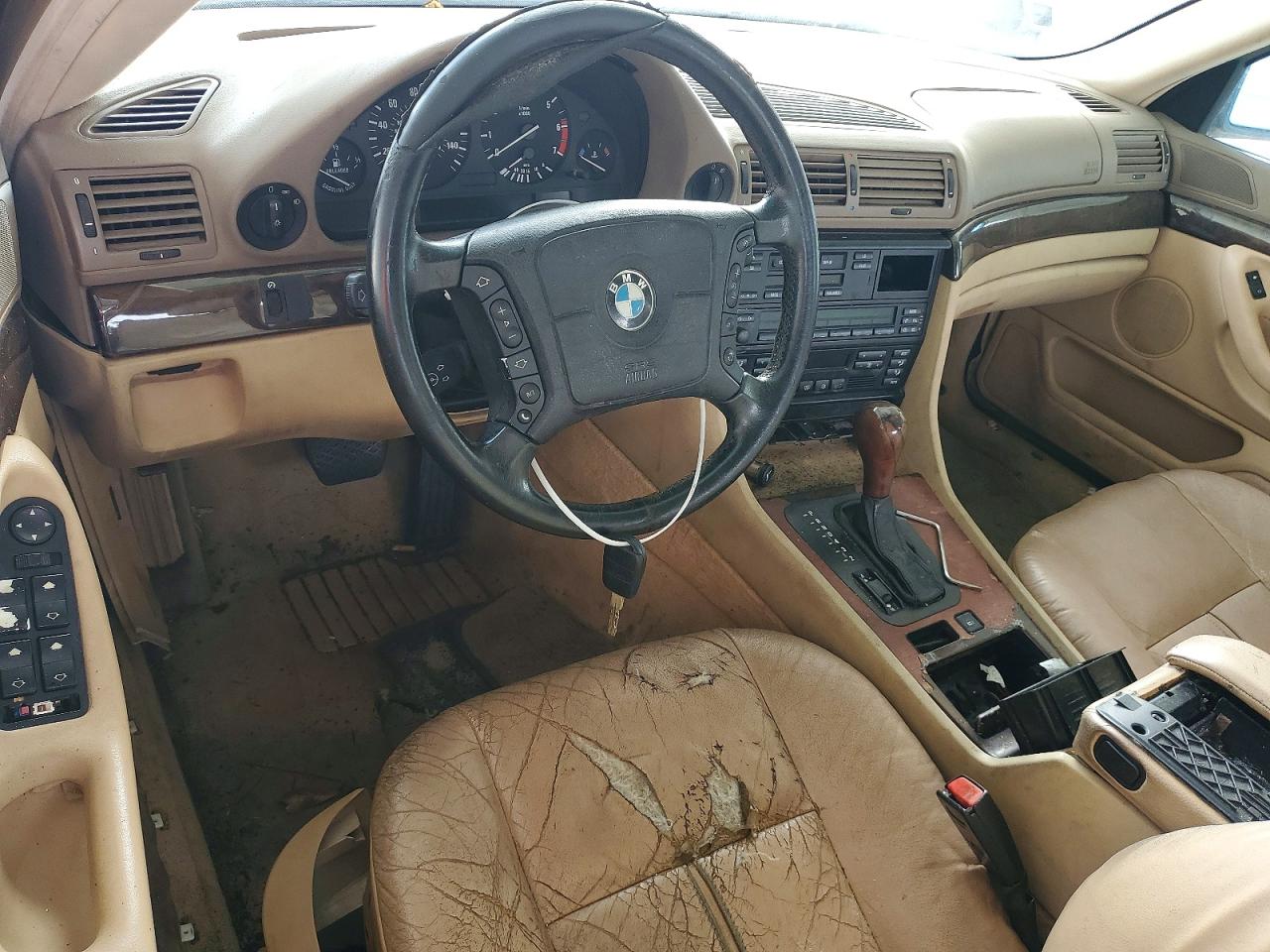 1998 Bmw 740 I Automatic Gold vin: WBAGF8327WDL53102