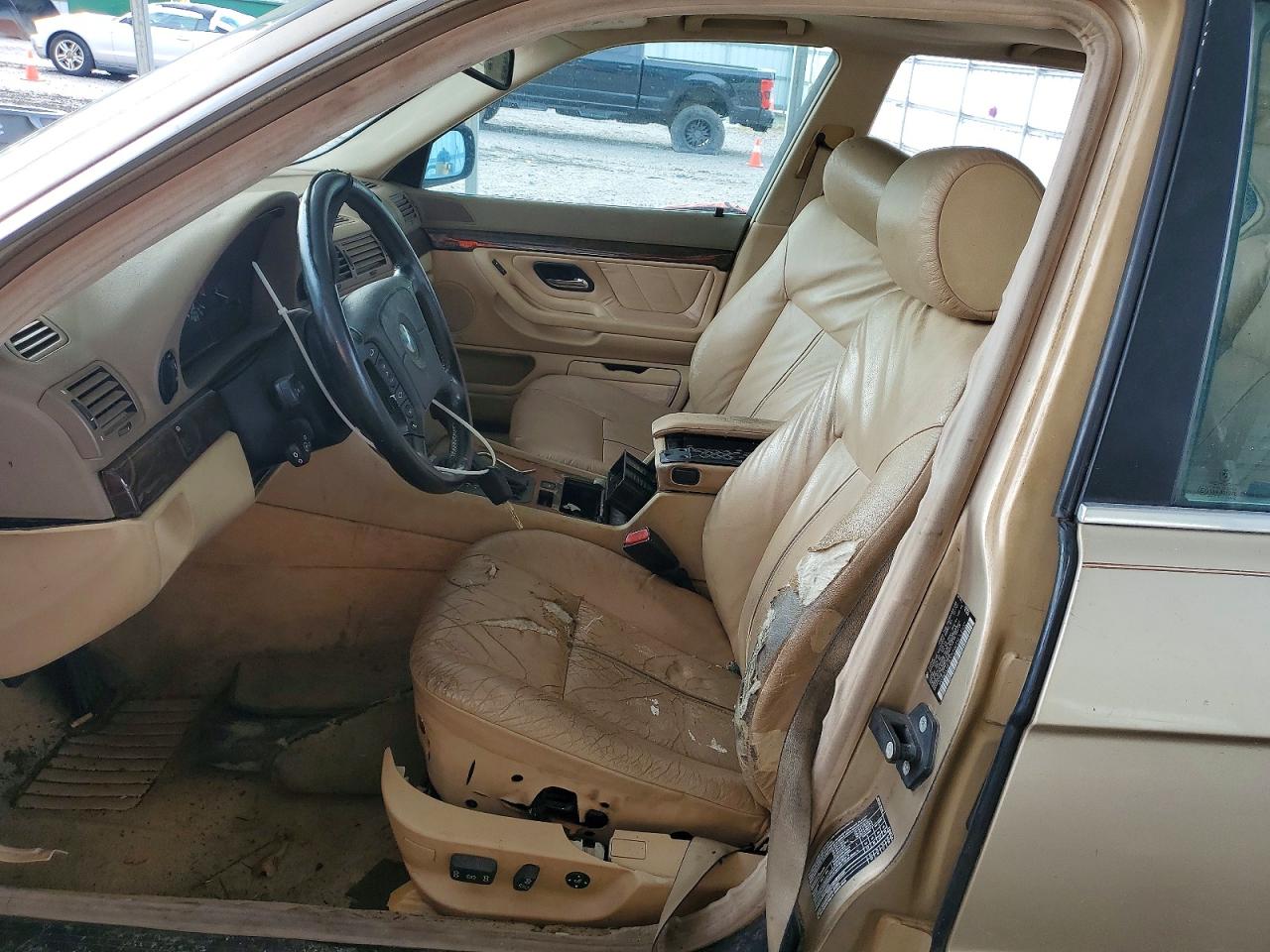 1998 Bmw 740 I Automatic Gold vin: WBAGF8327WDL53102
