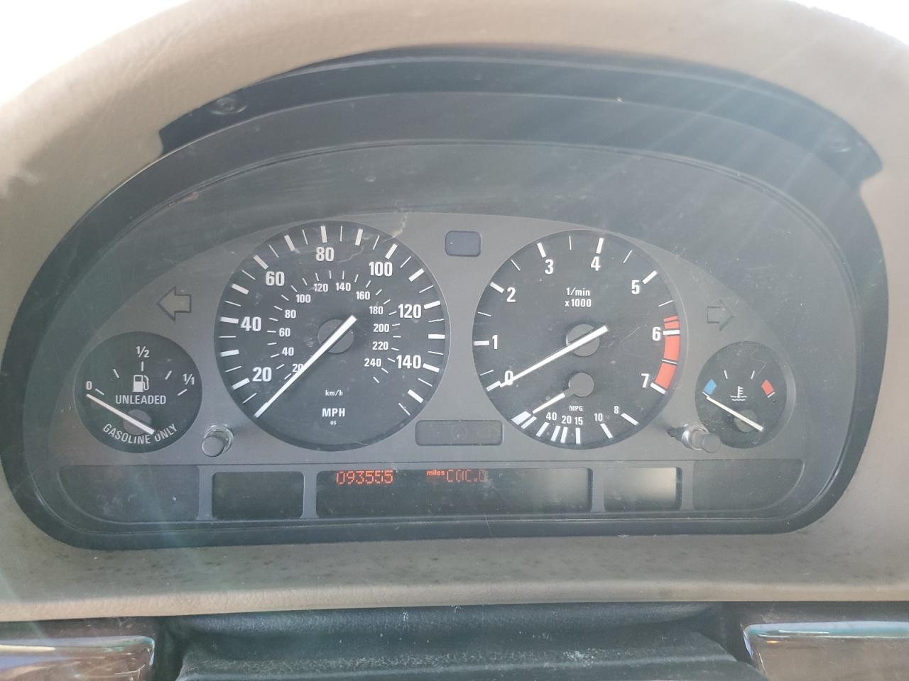 1997 Bmw 740 I Automatic White vin: WBAGF8329VDL47283
