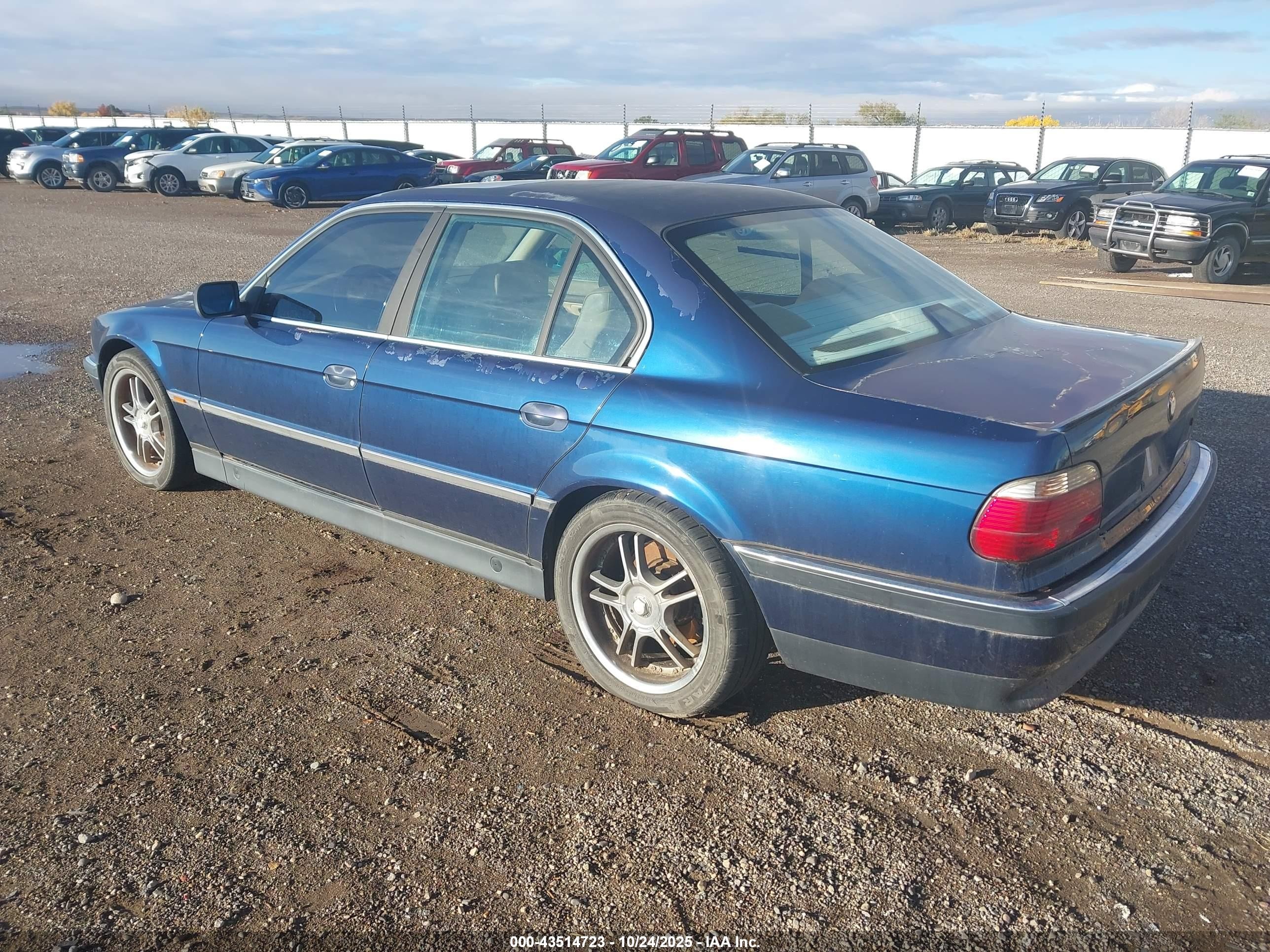 1997 Bmw 740ia   Blue vin: WBAGF832XVDL47552