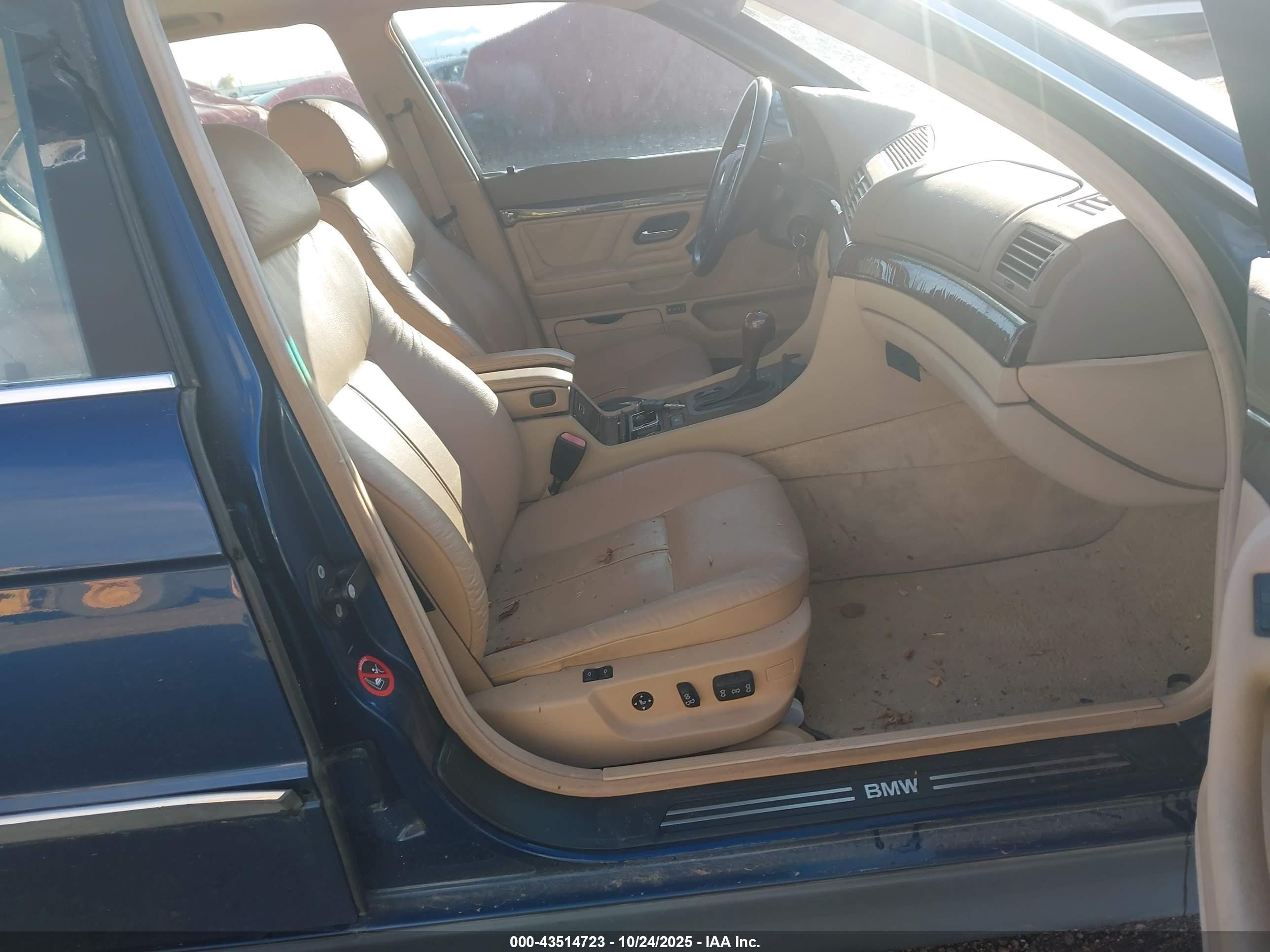 1997 Bmw 740ia   Blue vin: WBAGF832XVDL47552
