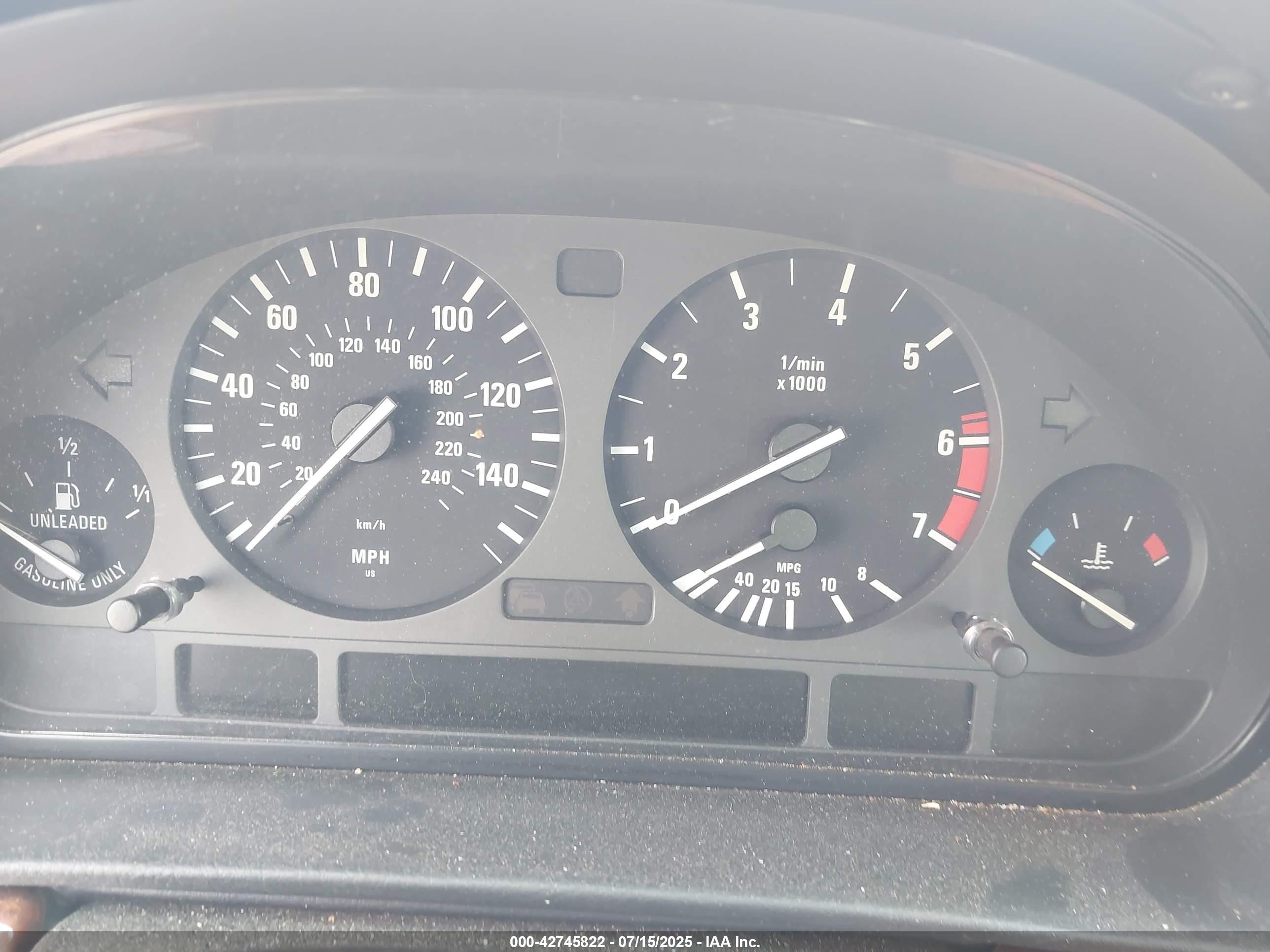 1999 Bmw 740ia   Blue vin: WBAGG8330XDN74452