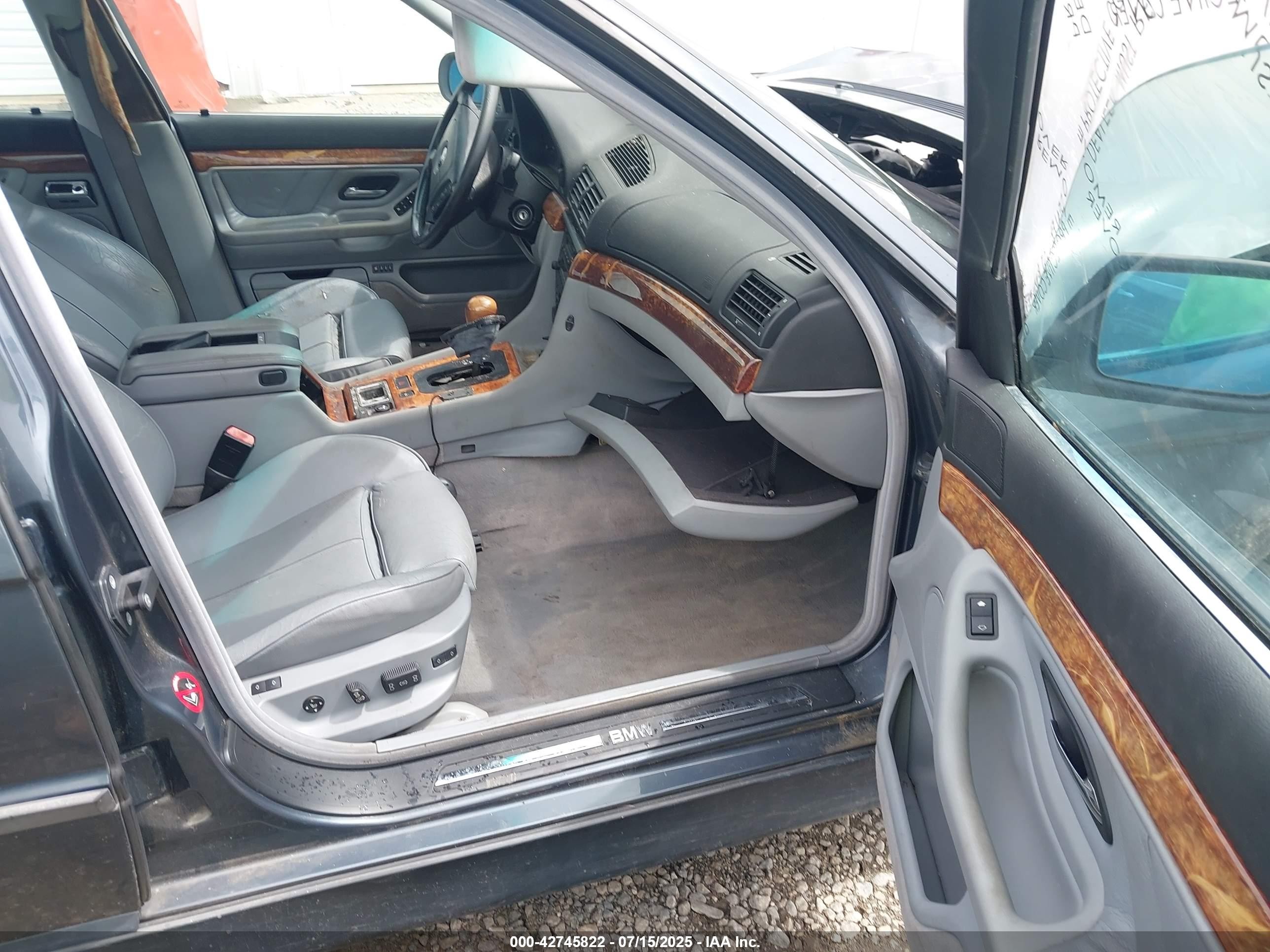 1999 Bmw 740ia   Blue vin: WBAGG8330XDN74452