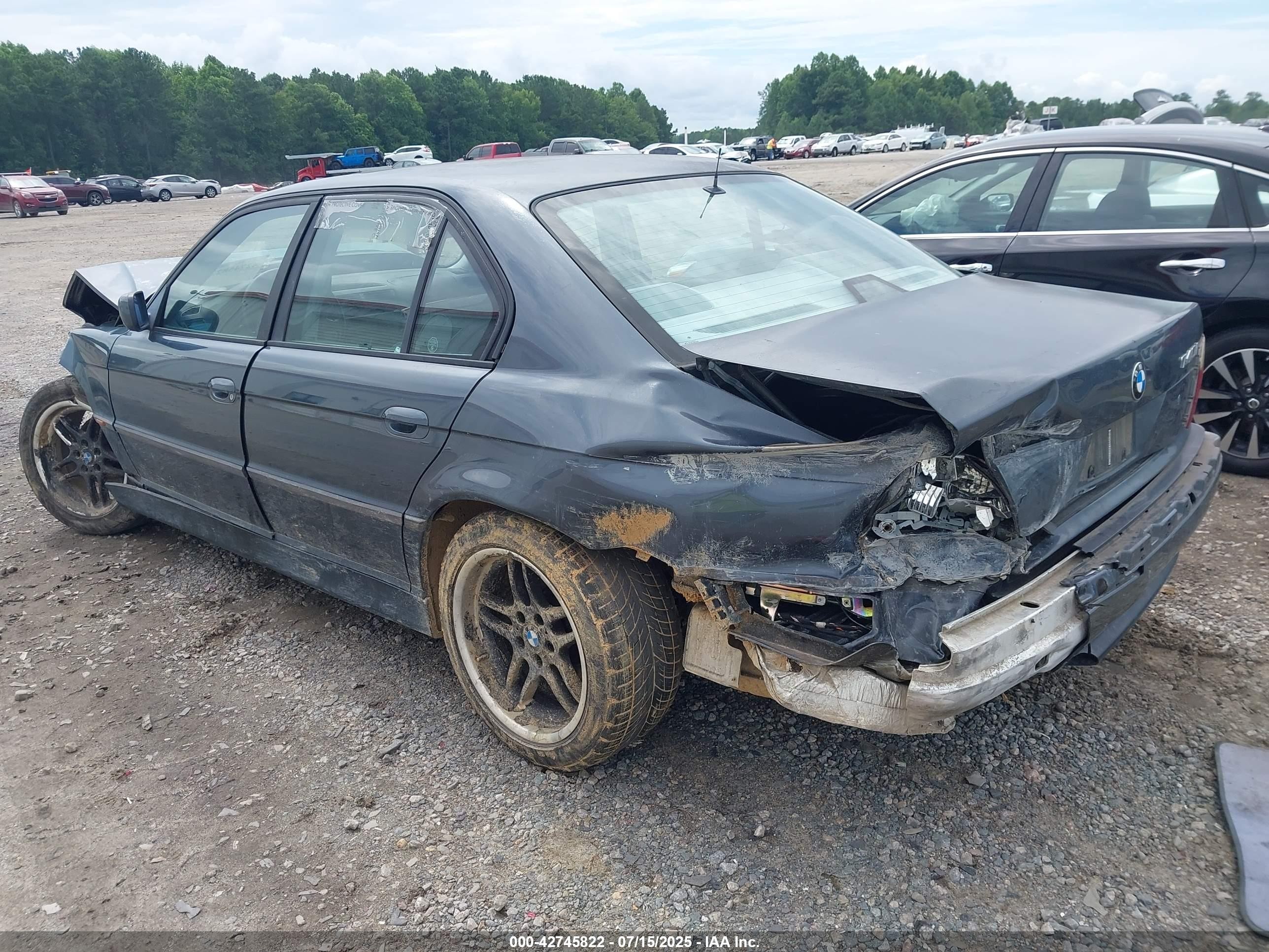 1999 Bmw 740ia   Blue vin: WBAGG8330XDN74452