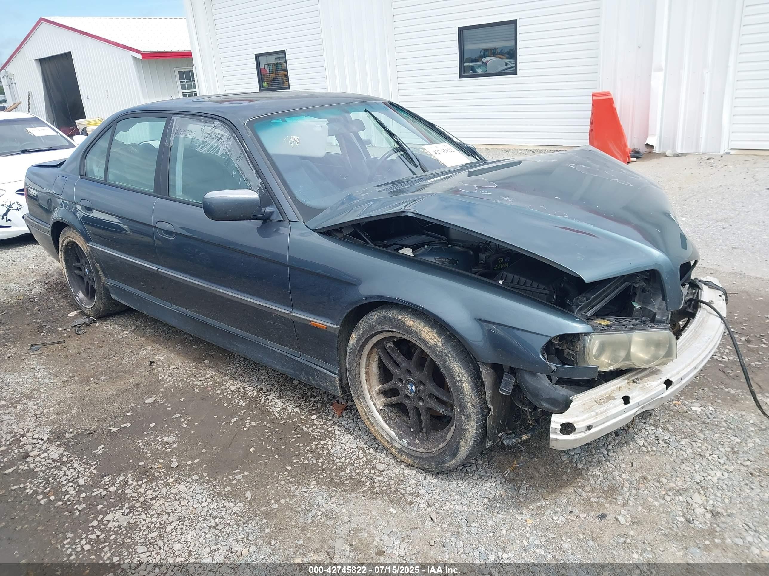 1999 Bmw 740ia   Blue vin: WBAGG8330XDN74452