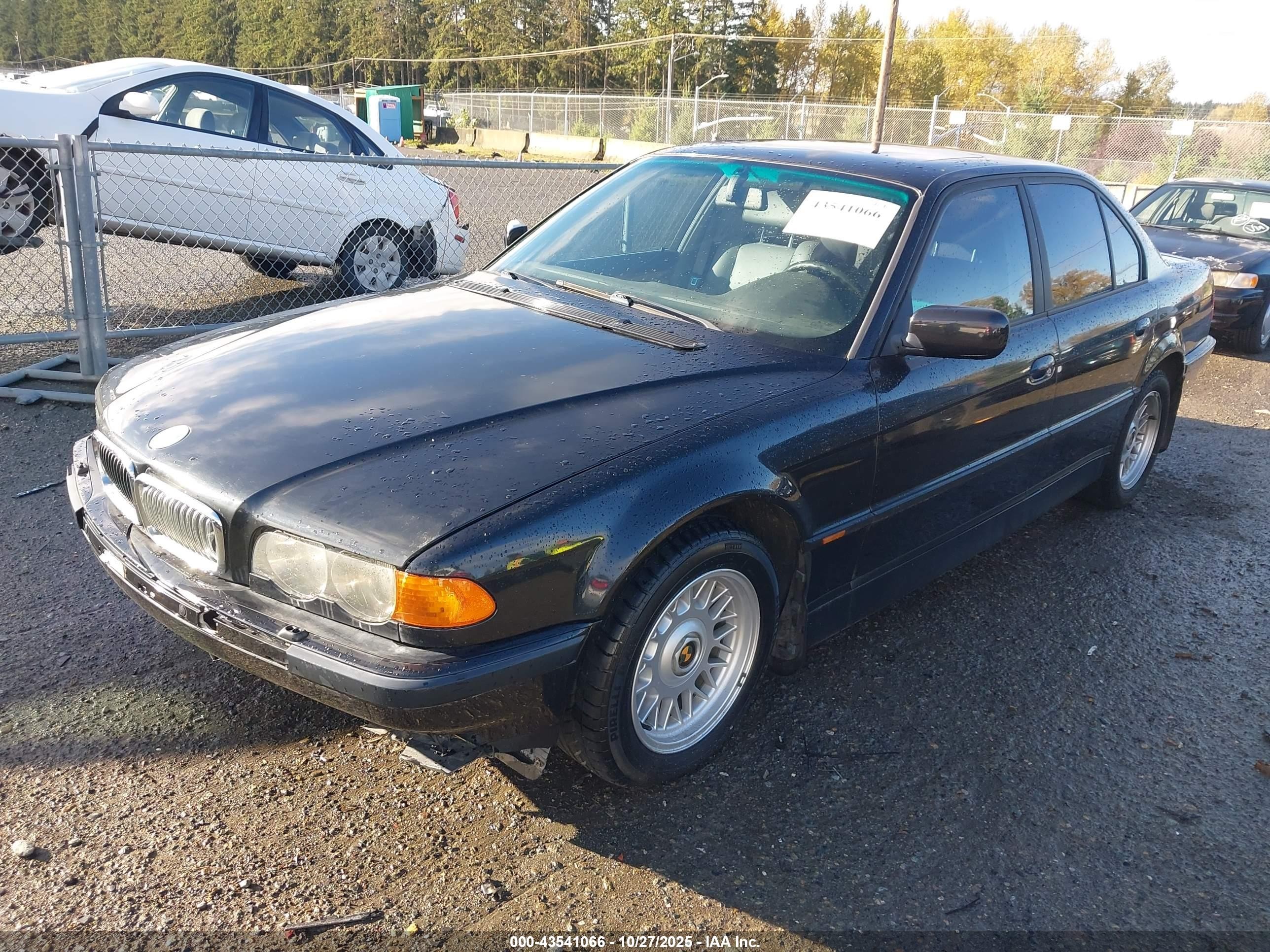 1999 Bmw 740ia   Black vin: WBAGG8333XDN73344