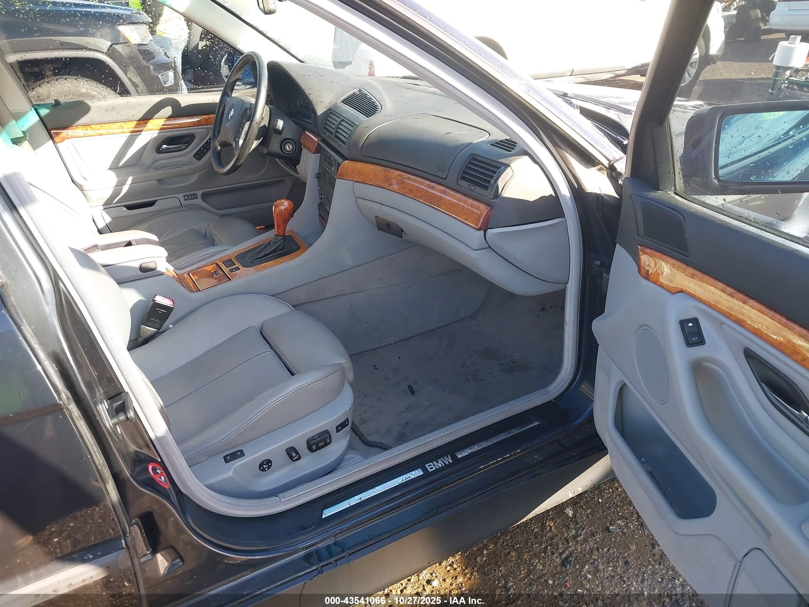 1999 Bmw 740ia   Black vin: WBAGG8333XDN73344