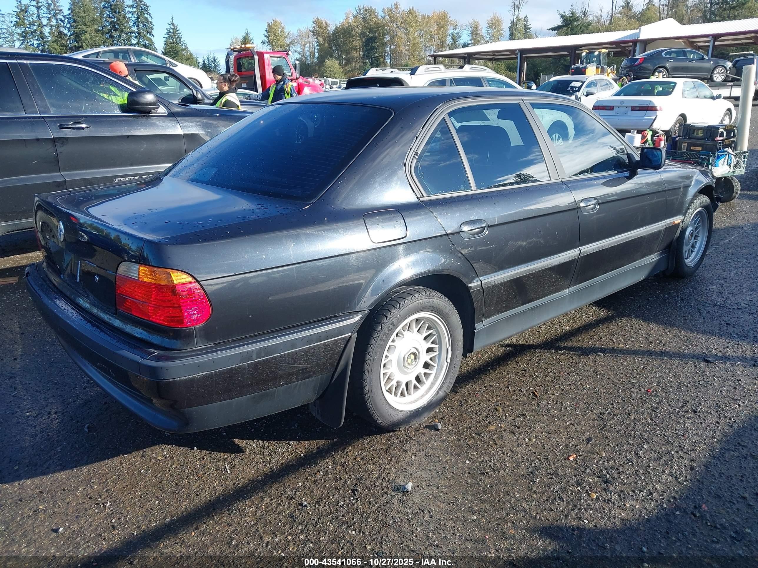 1999 Bmw 740ia   Black vin: WBAGG8333XDN73344