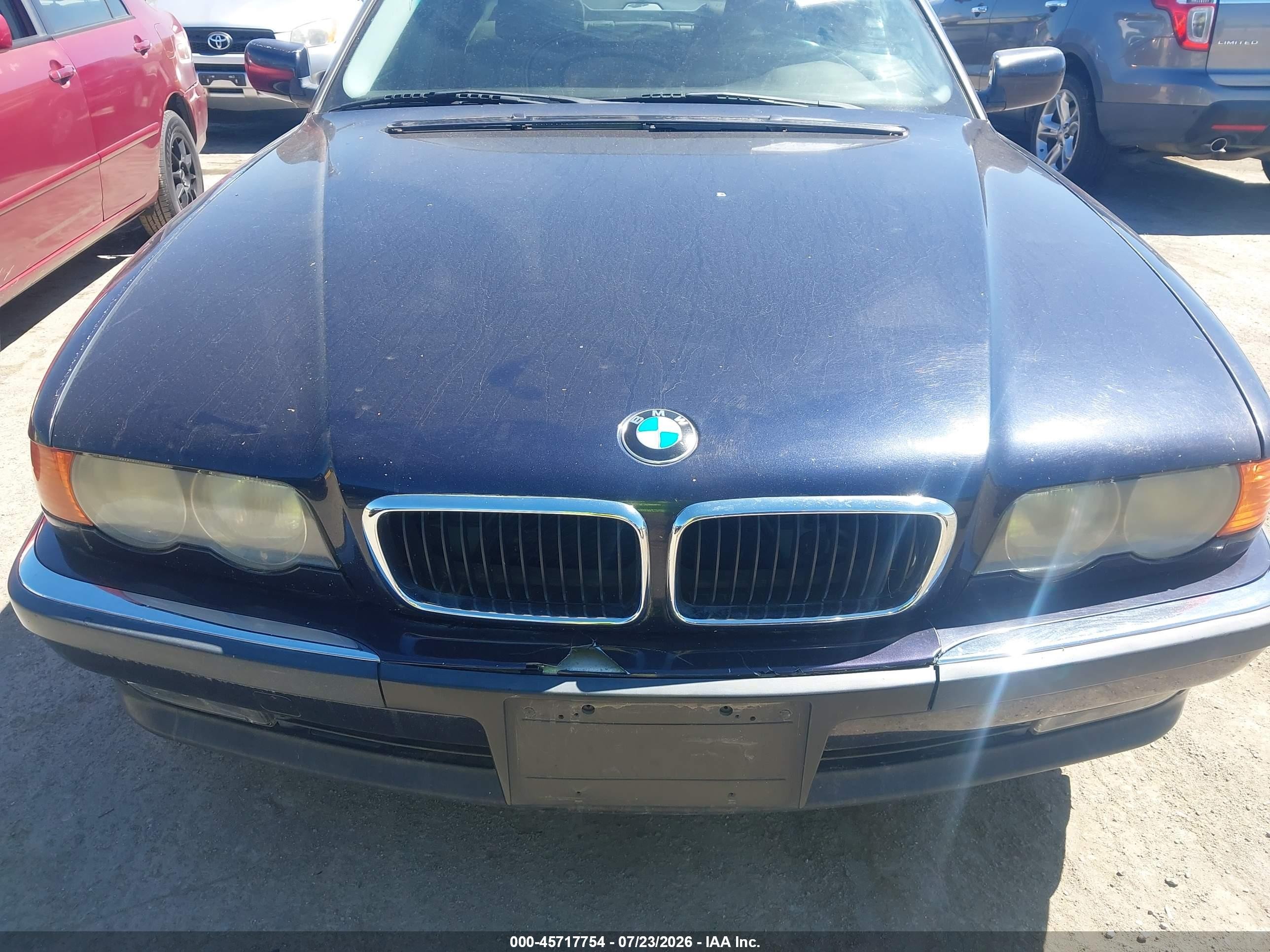1999 Bmw 740ia   Blue vin: WBAGG8333XDN74154
