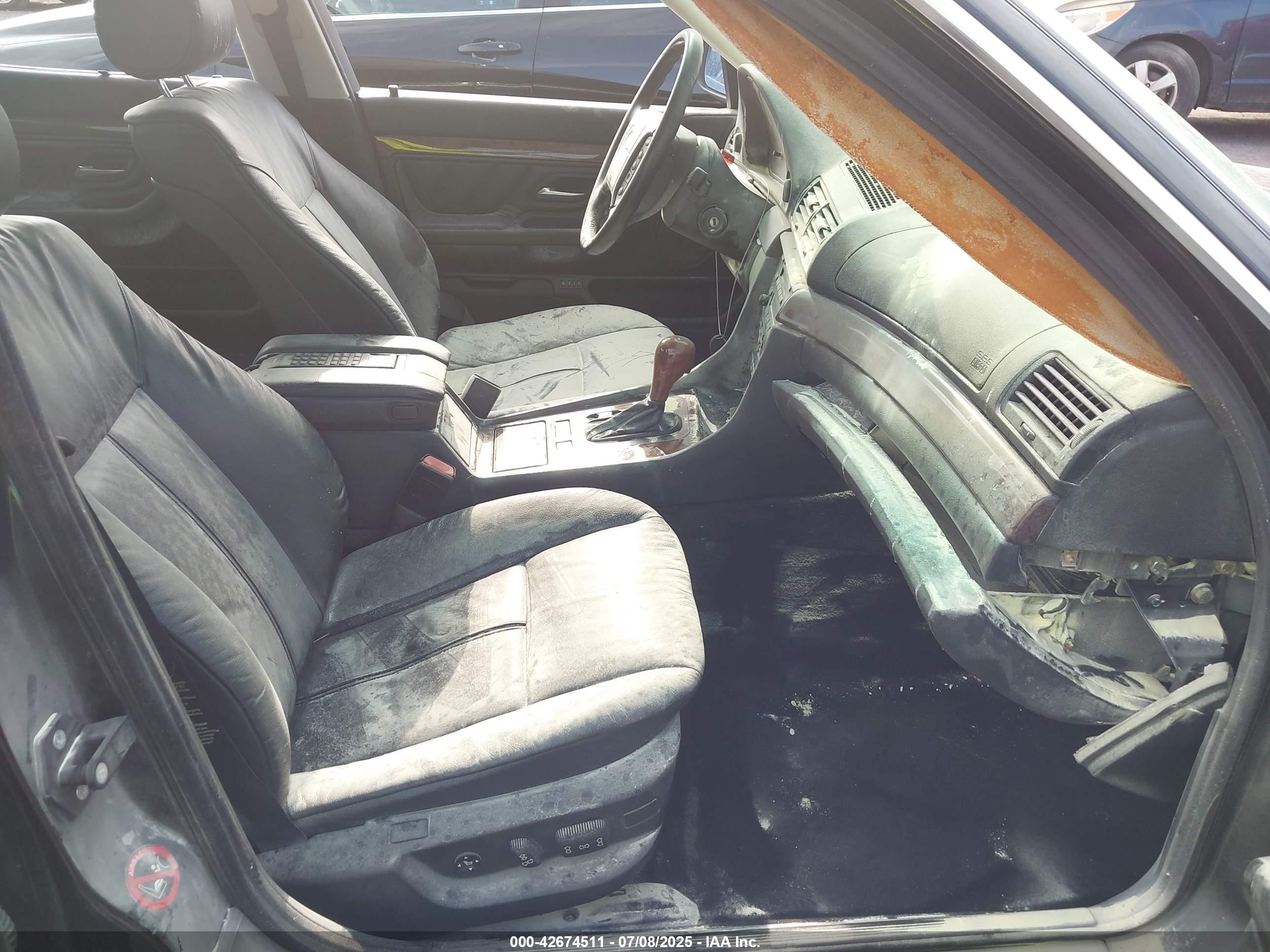 1999 Bmw 740ia   Black vin: WBAGG8336XDN73905