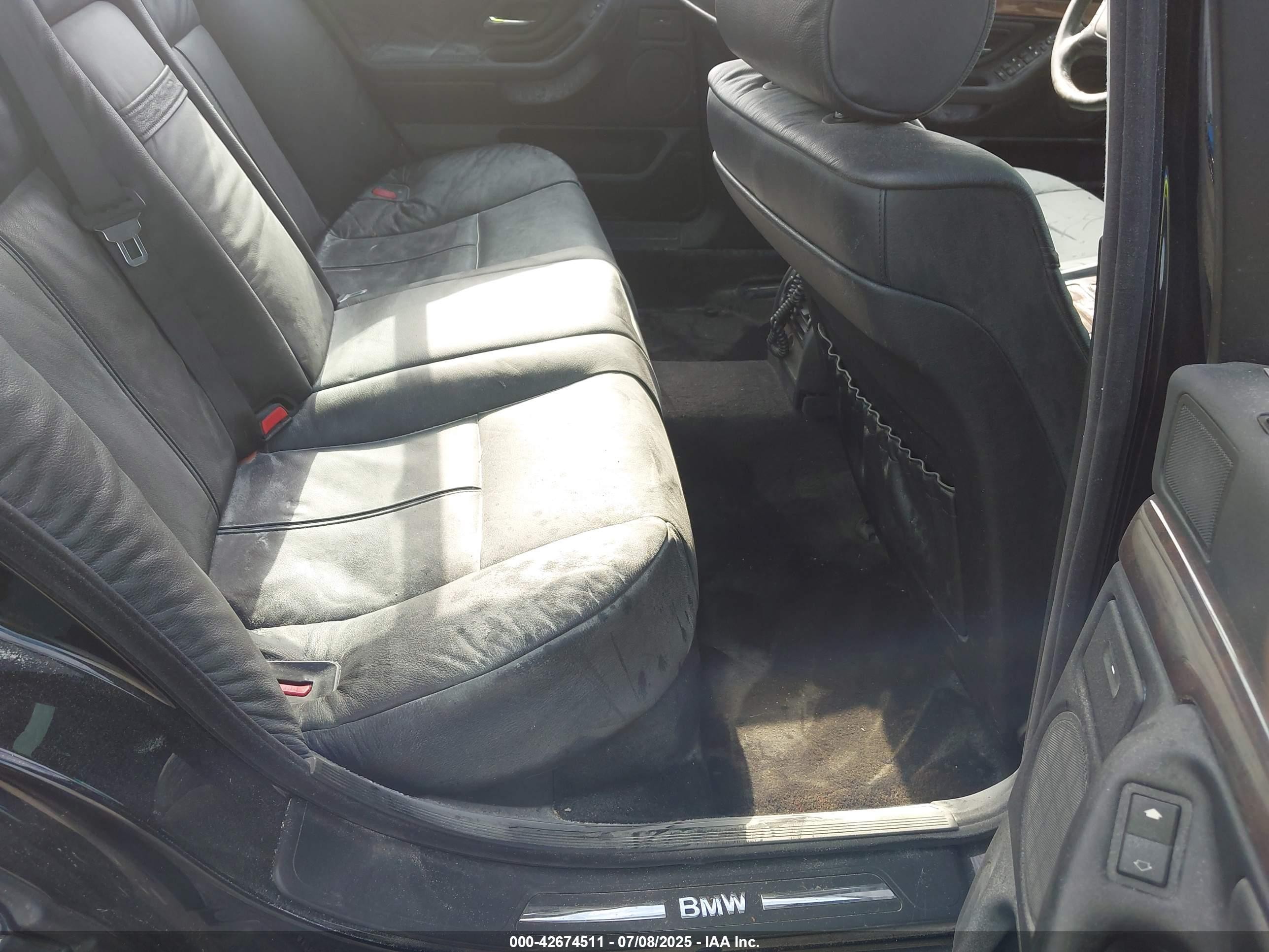 1999 Bmw 740ia   Black vin: WBAGG8336XDN73905