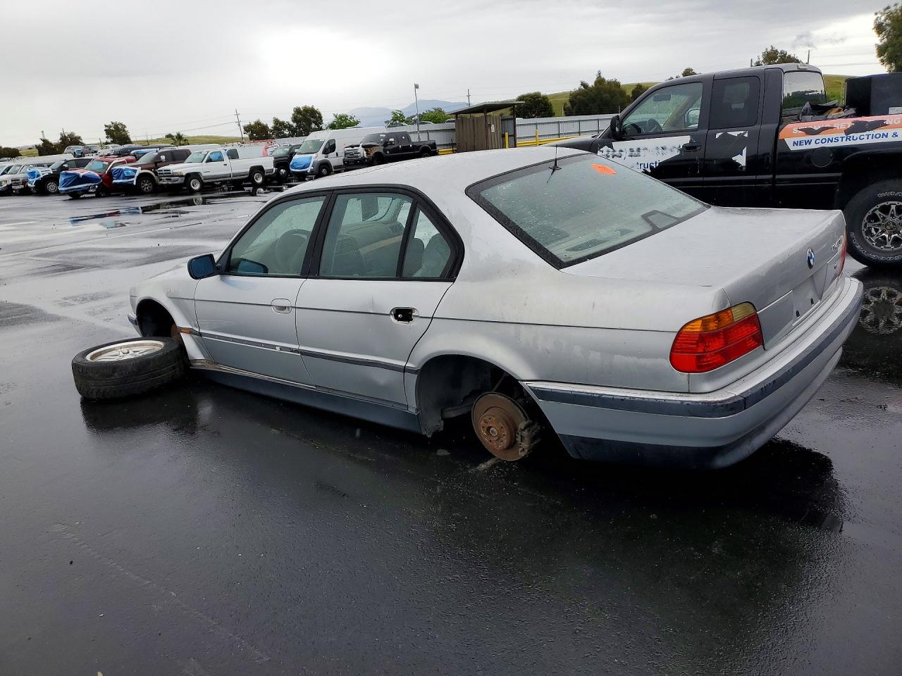 1999 Bmw 7 Series 740il Silver vin: WBAGG8337XDN73797