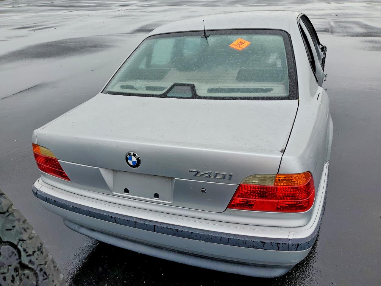 1999 Bmw 7 Series 740il Silver vin: WBAGG8337XDN73797
