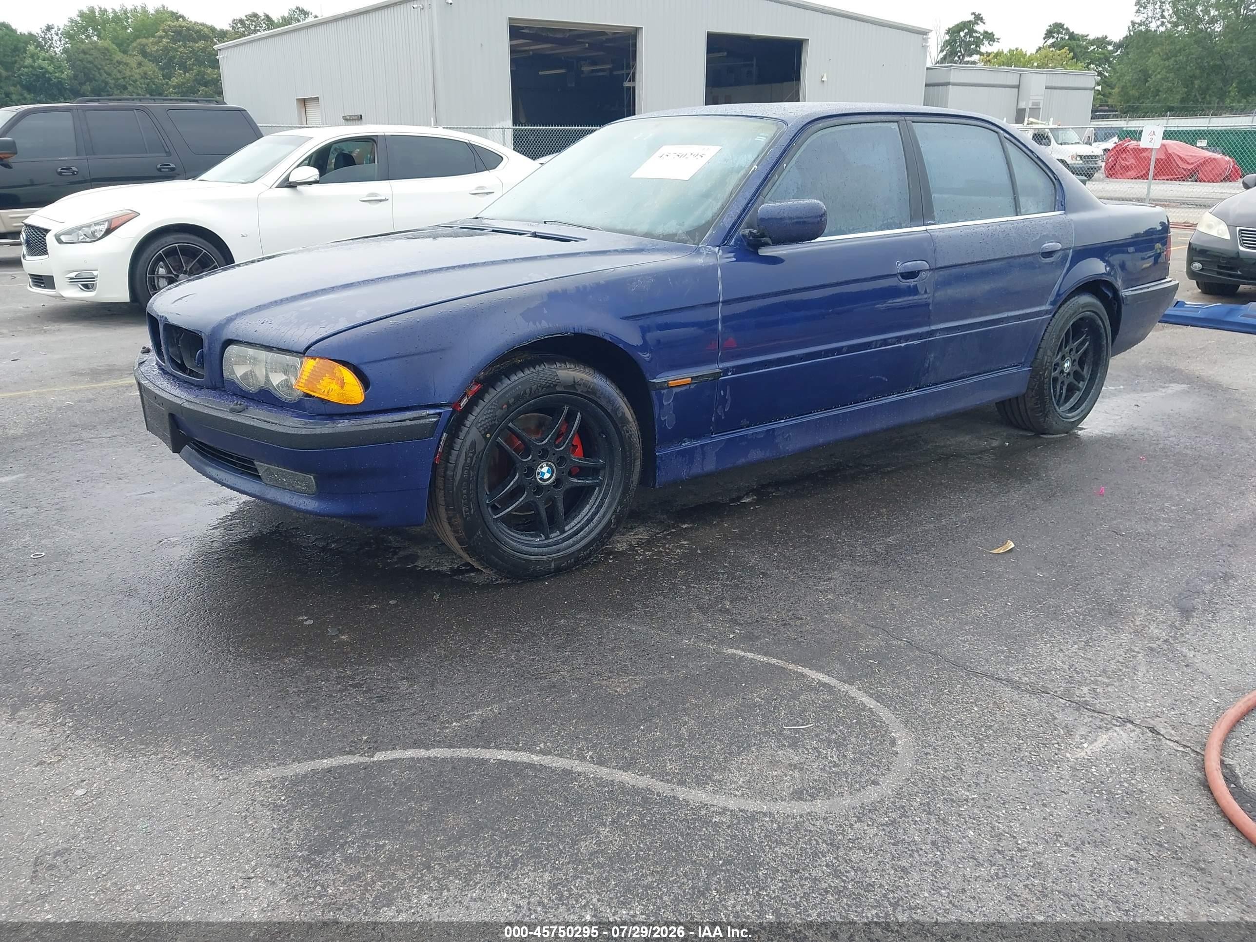 1999 Bmw 740ia   Blue vin: WBAGG8338XDN74974
