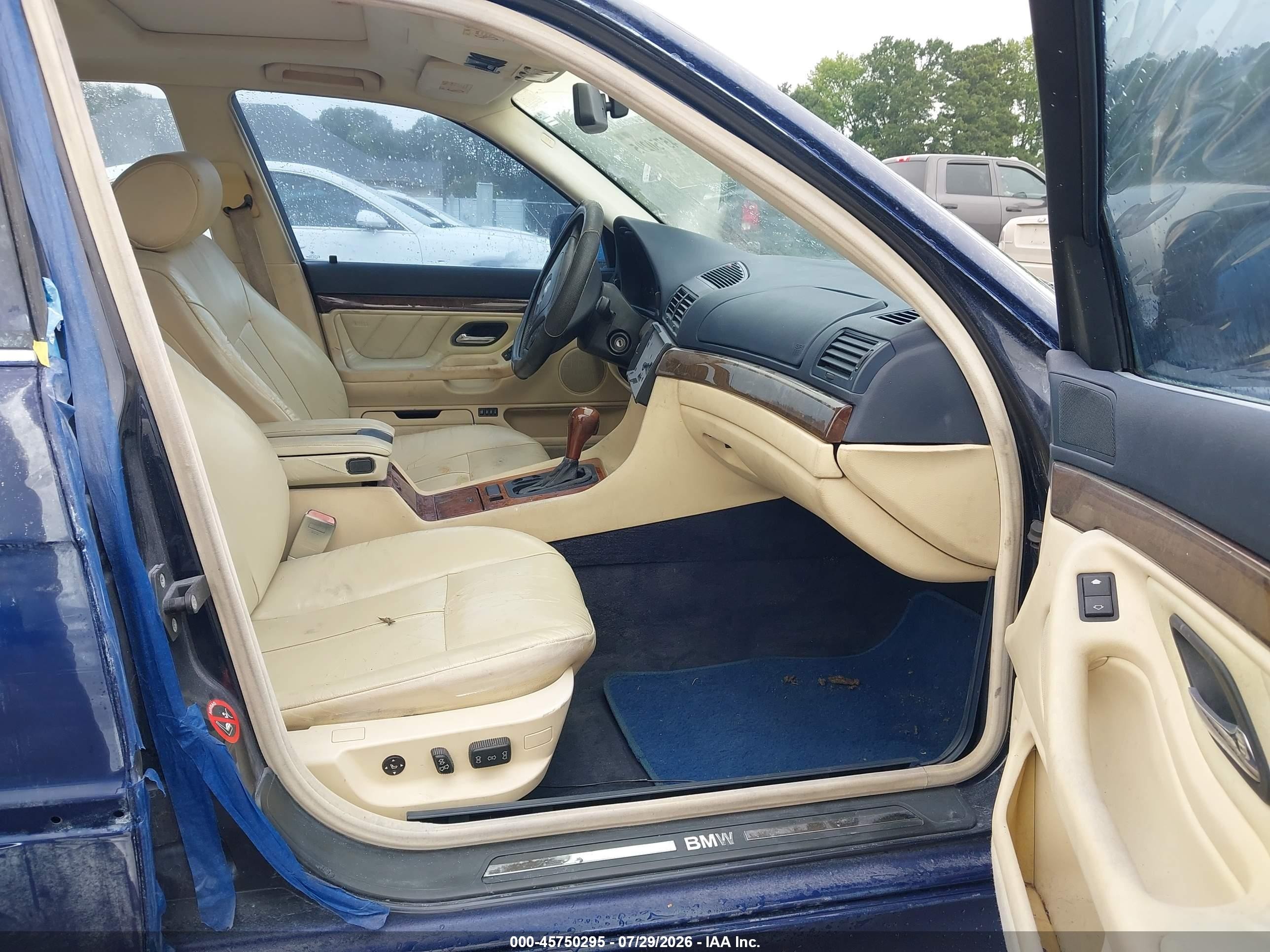 1999 Bmw 740ia   Blue vin: WBAGG8338XDN74974