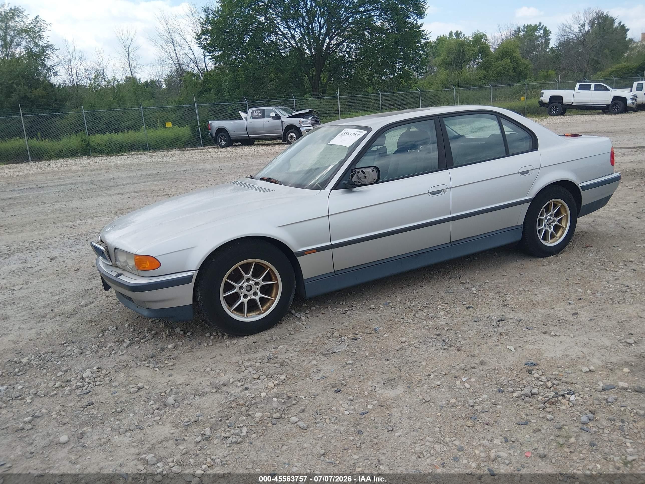 1999 Bmw 740ia   Silver vin: WBAGG8339XDN73624