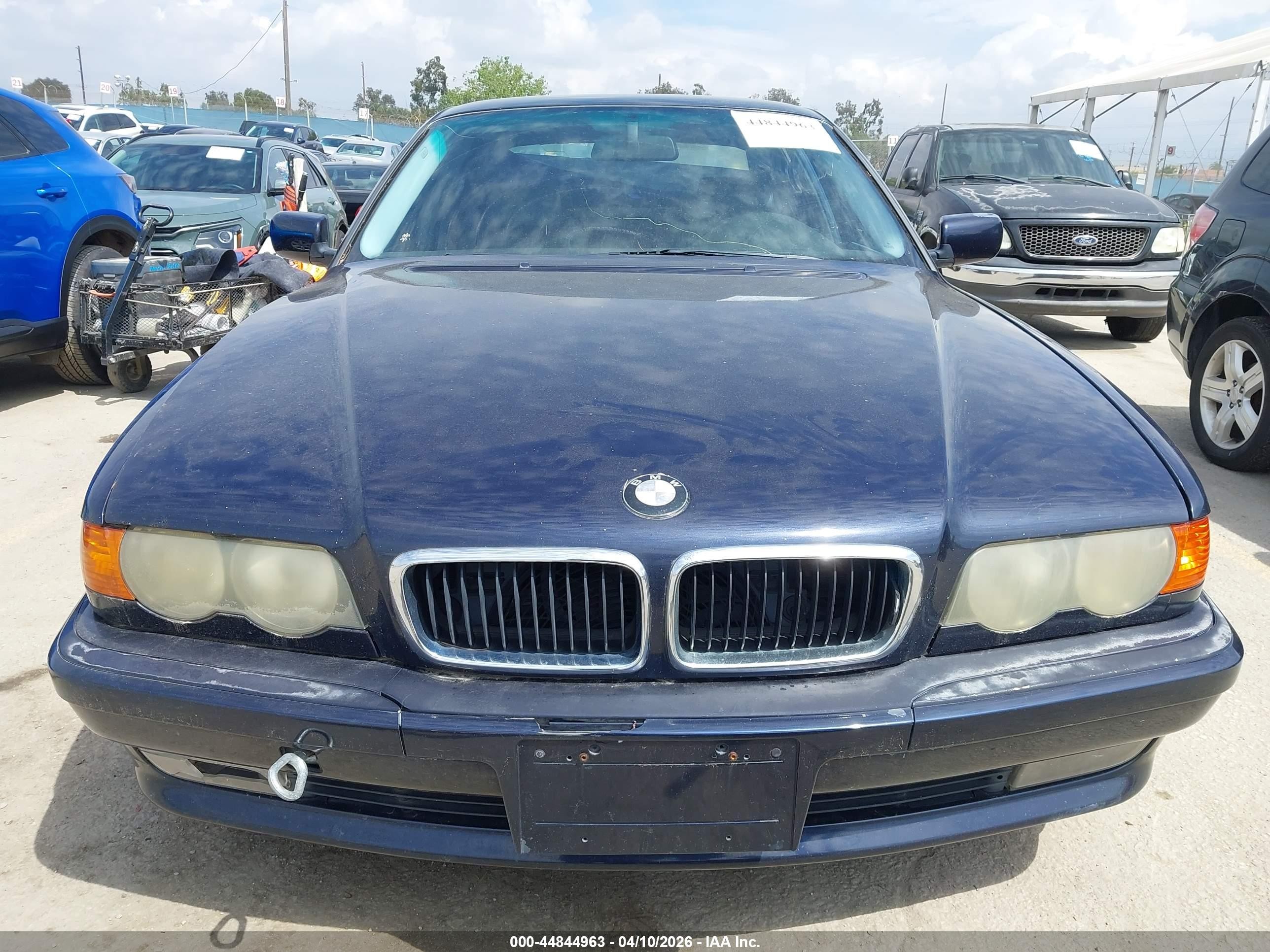 1999 Bmw 740ia   Black vin: WBAGG8339XDN74918