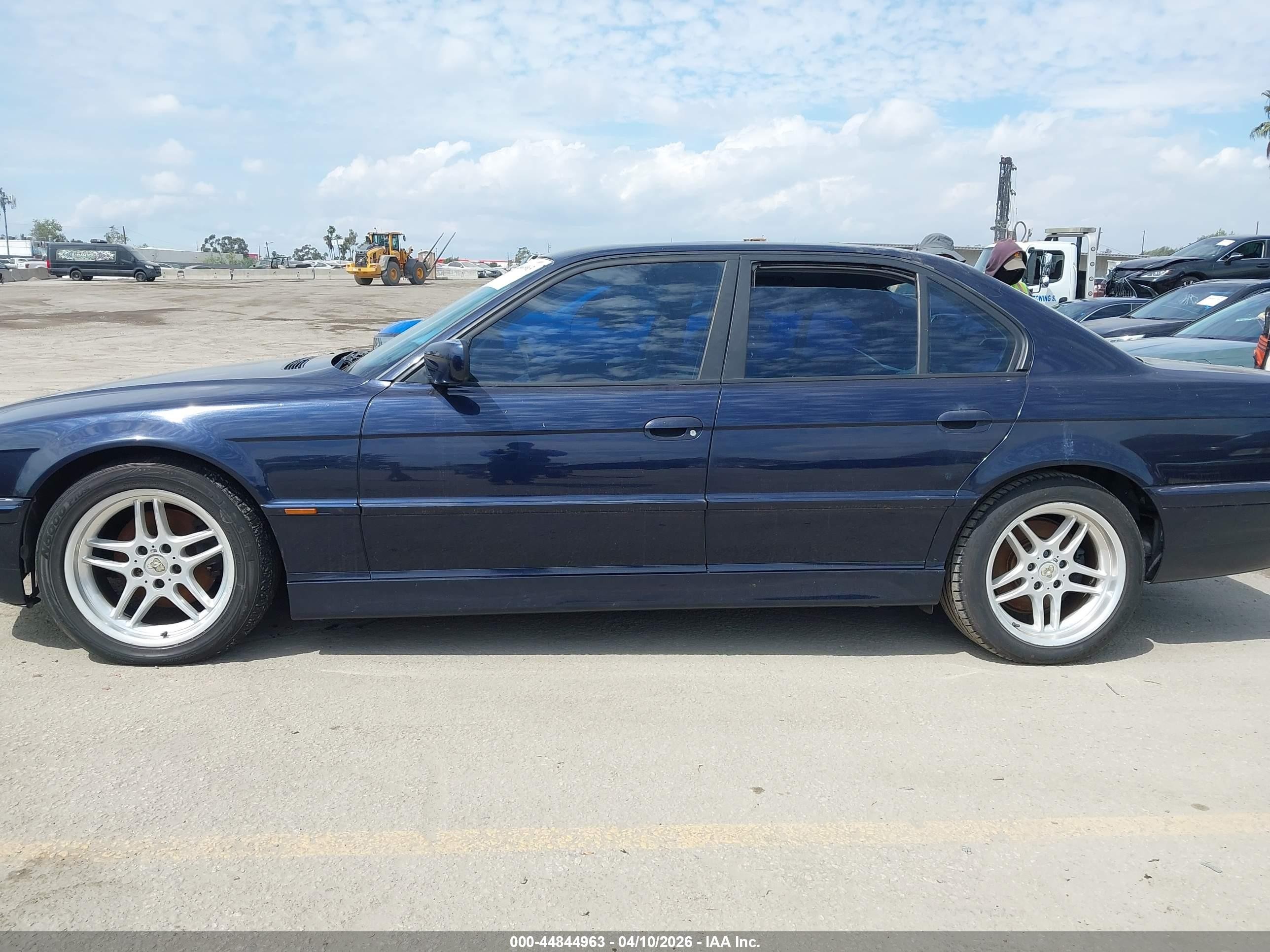 1999 Bmw 740ia   Black vin: WBAGG8339XDN74918