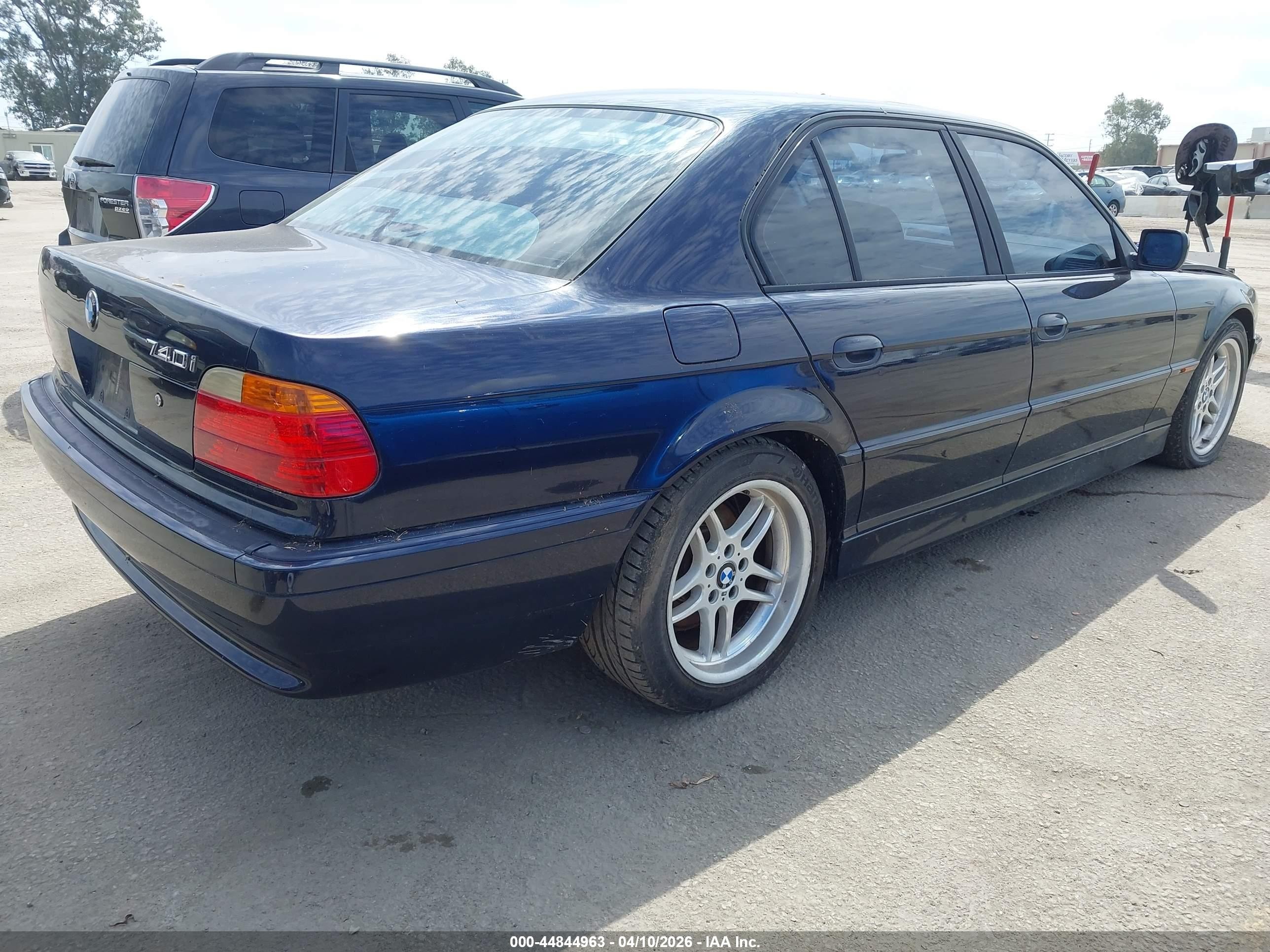 1999 Bmw 740ia   Black vin: WBAGG8339XDN74918