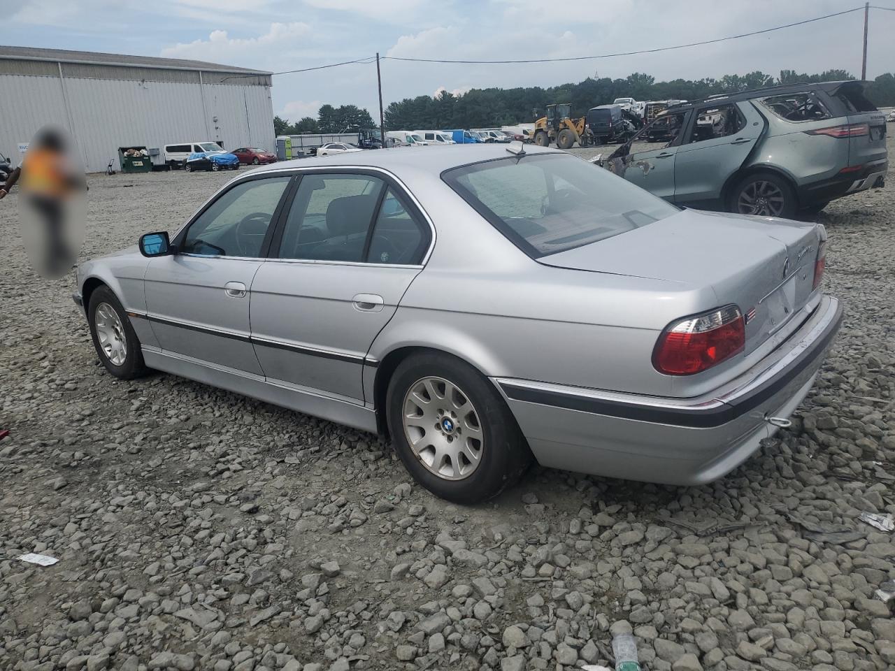 2000 Bmw 740 I Automatic Silver vin: WBAGG8340YDN76180