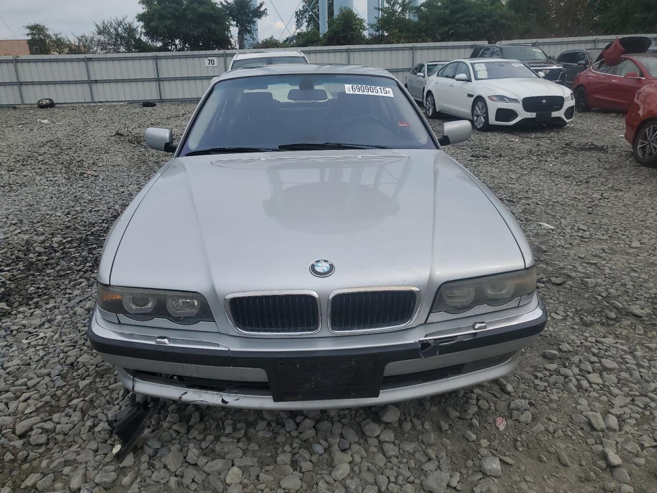 2000 Bmw 740 I Automatic Silver vin: WBAGG8340YDN76180