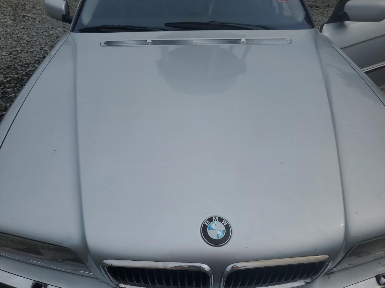 2000 Bmw 740 I Automatic Silver vin: WBAGG8340YDN76180