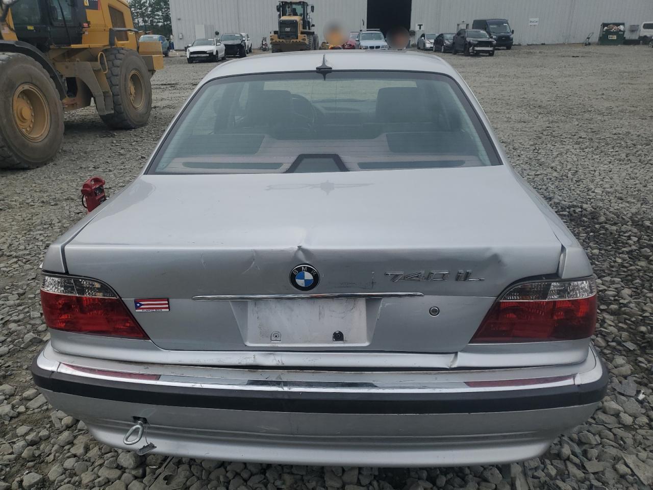 2000 Bmw 740 I Automatic Silver vin: WBAGG8340YDN76180