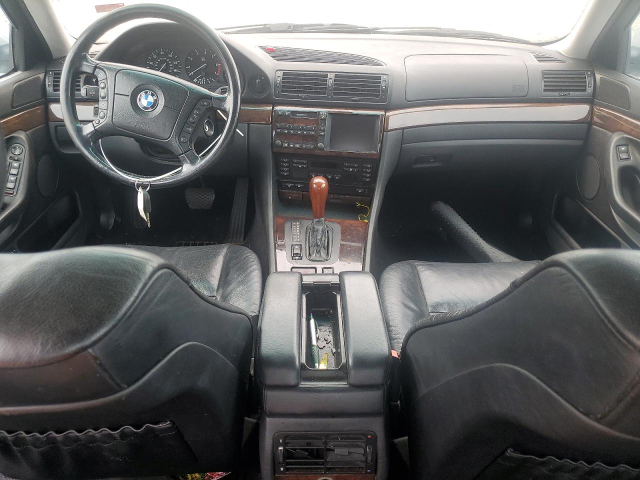 2000 Bmw 740 I Automatic Silver vin: WBAGG8340YDN76180
