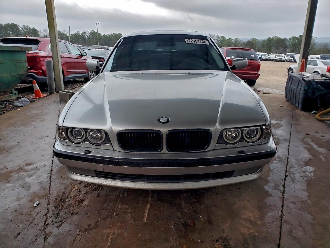 2001 Bmw 740 I Automatic Silver vin: WBAGG83411DN85816
