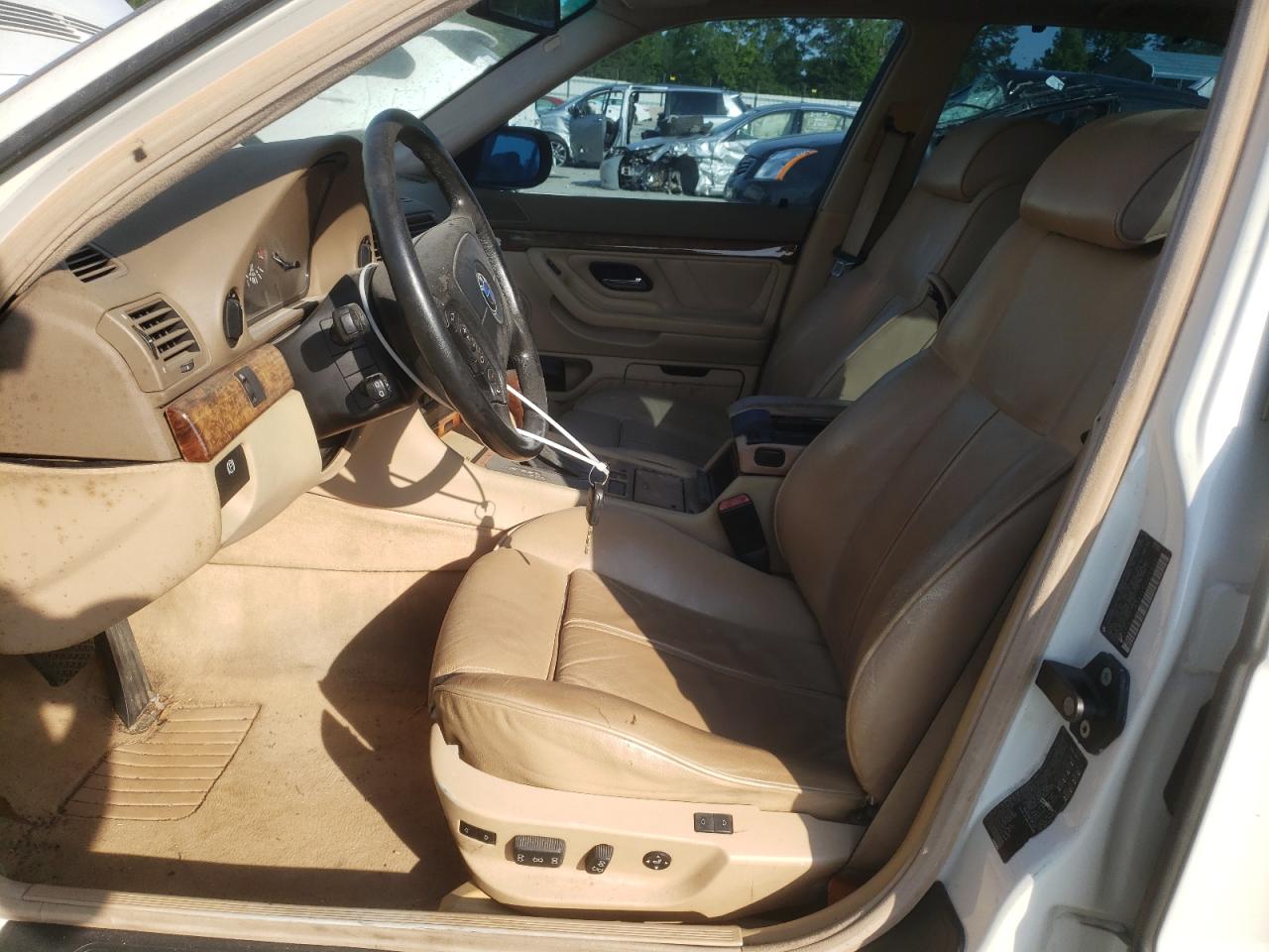 2000 Bmw 740 I Automatic   Белый vin: WBAGG8341YDN77869