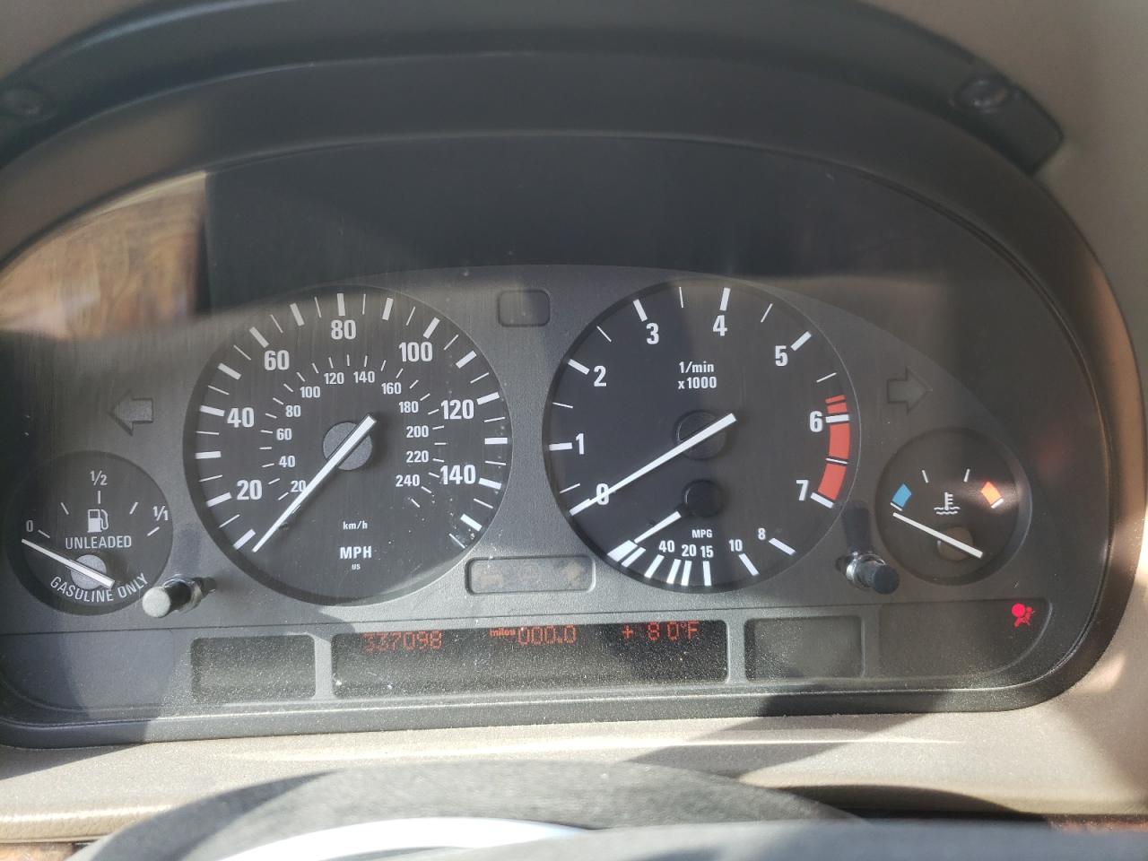 2000 Bmw 740 I Automatic   Белый vin: WBAGG8341YDN77869