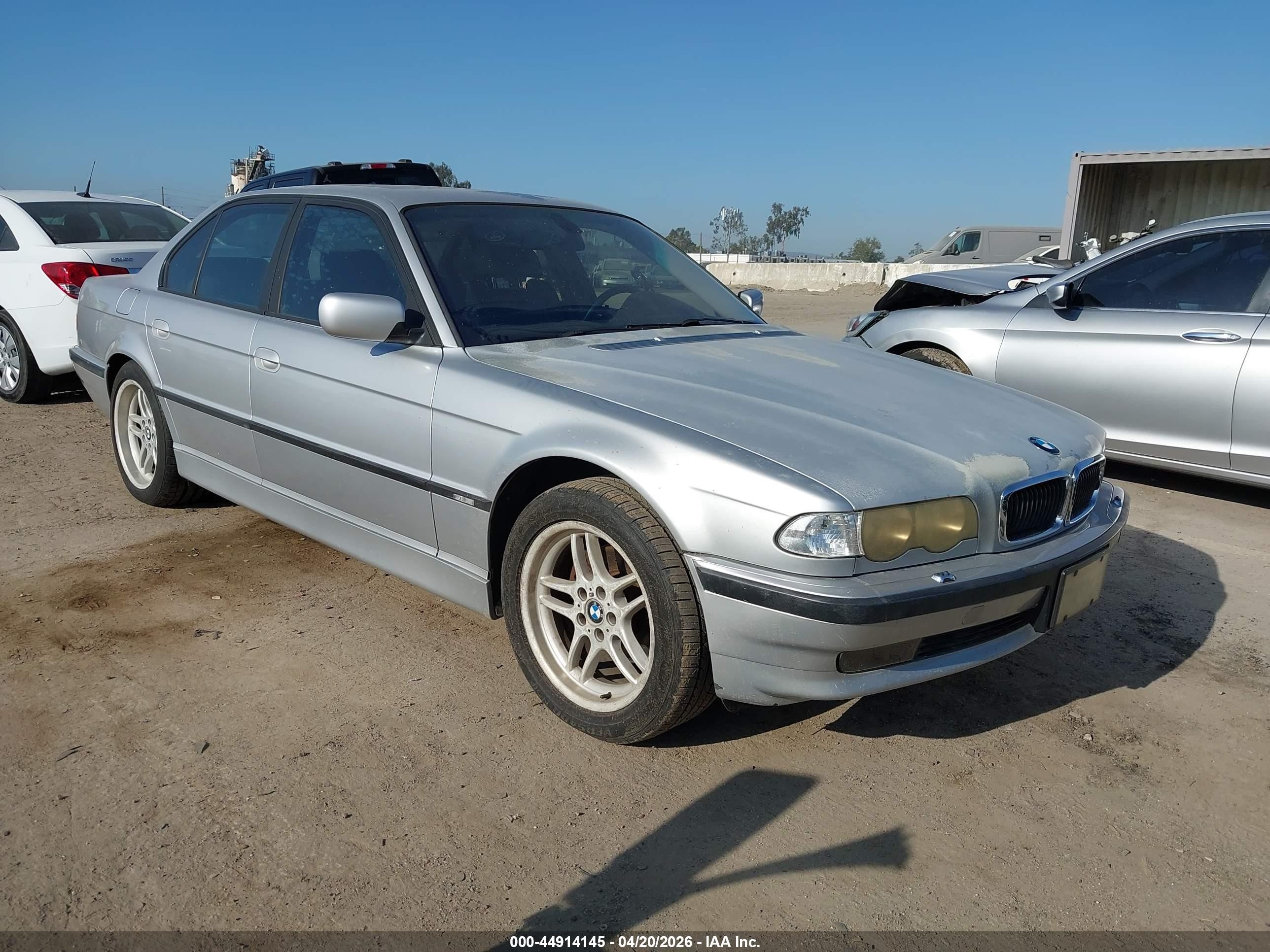 2001 Bmw 740ia   Silver vin: WBAGG83421DN83007
