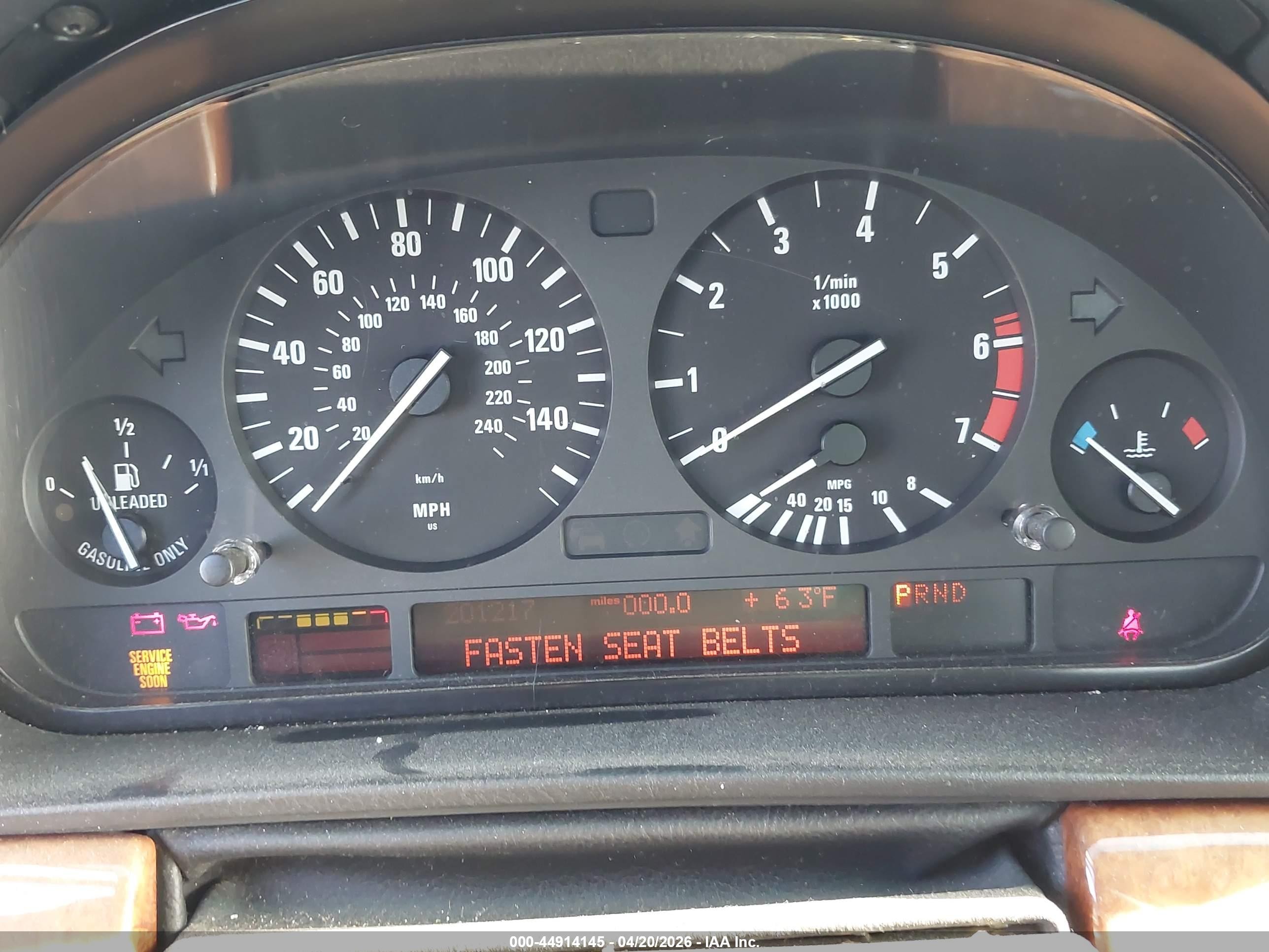 2001 Bmw 740ia   Silver vin: WBAGG83421DN83007