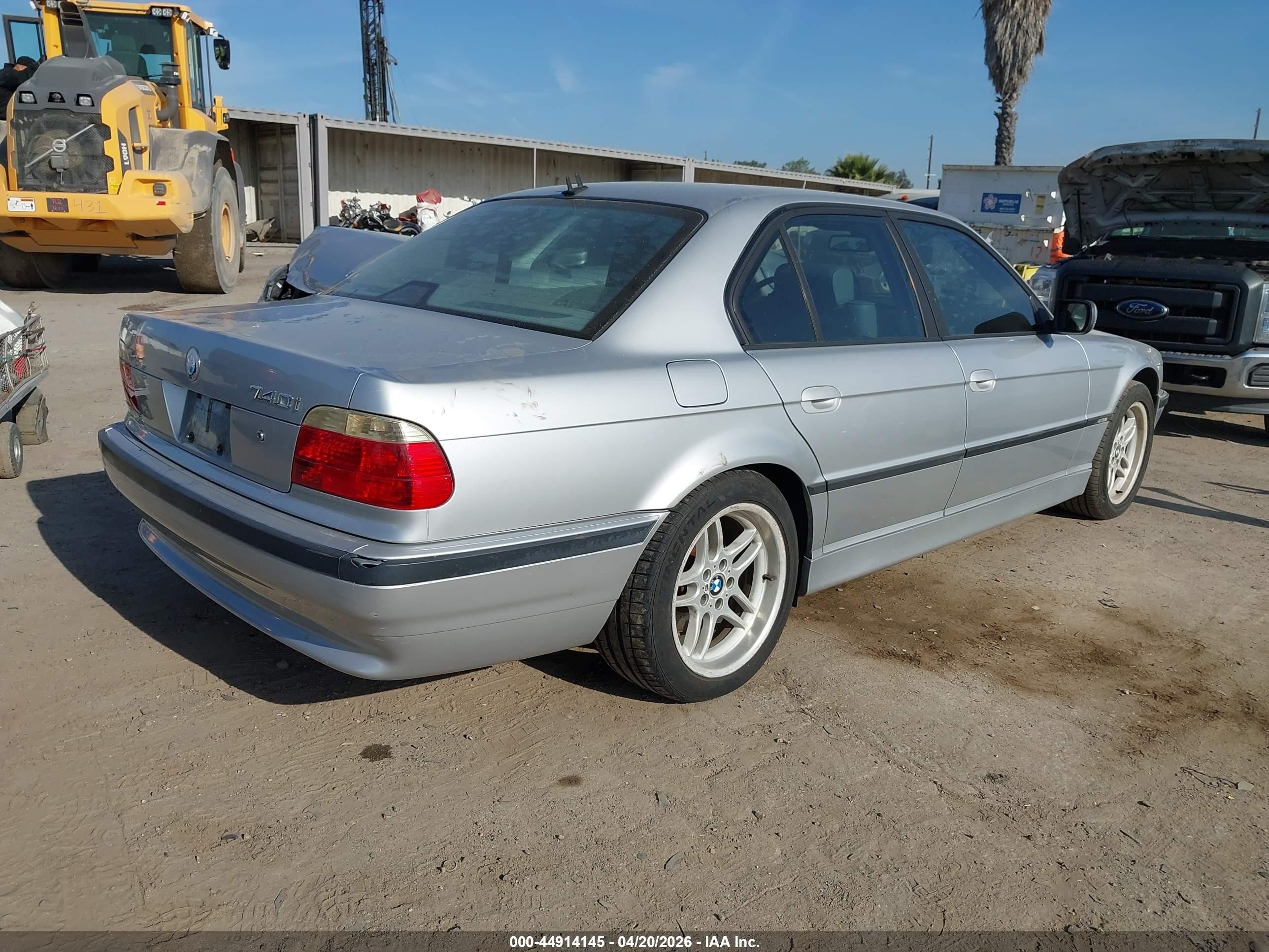 2001 Bmw 740ia   Silver vin: WBAGG83421DN83007