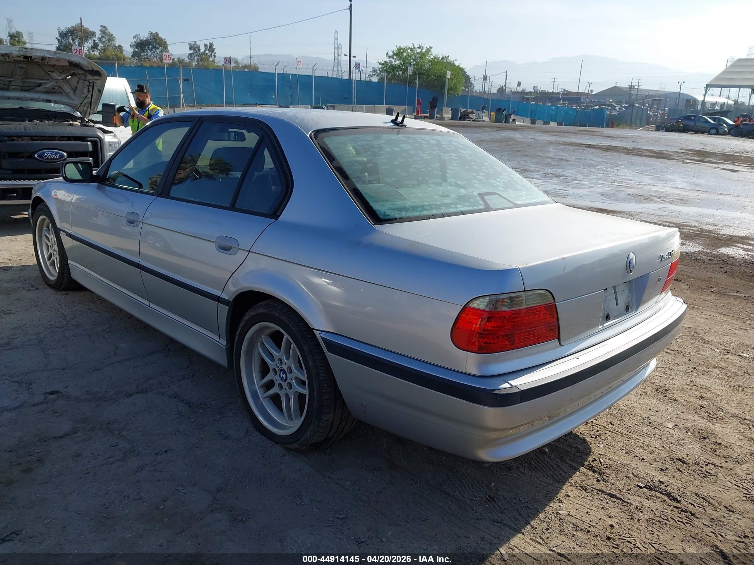 2001 Bmw 740ia   Silver vin: WBAGG83421DN83007