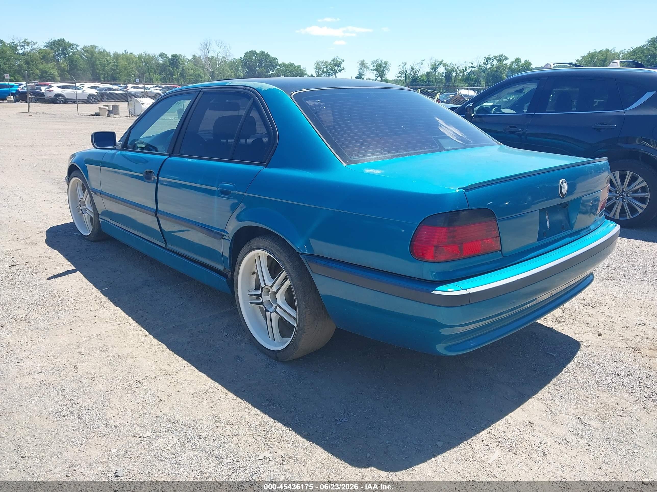 2001 Bmw 740ia   Blue vin: WBAGG83421DN88353