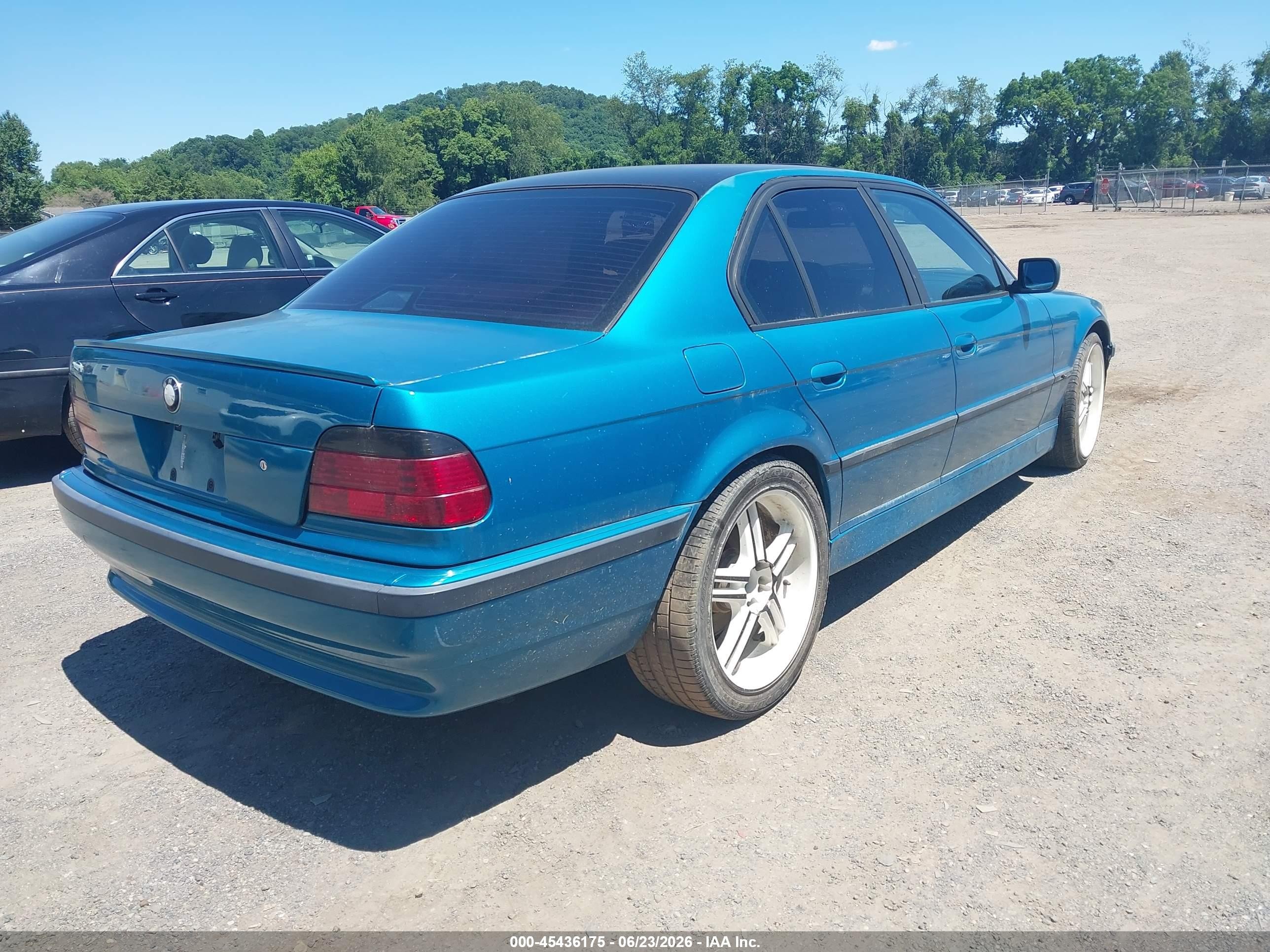 2001 Bmw 740ia   Blue vin: WBAGG83421DN88353