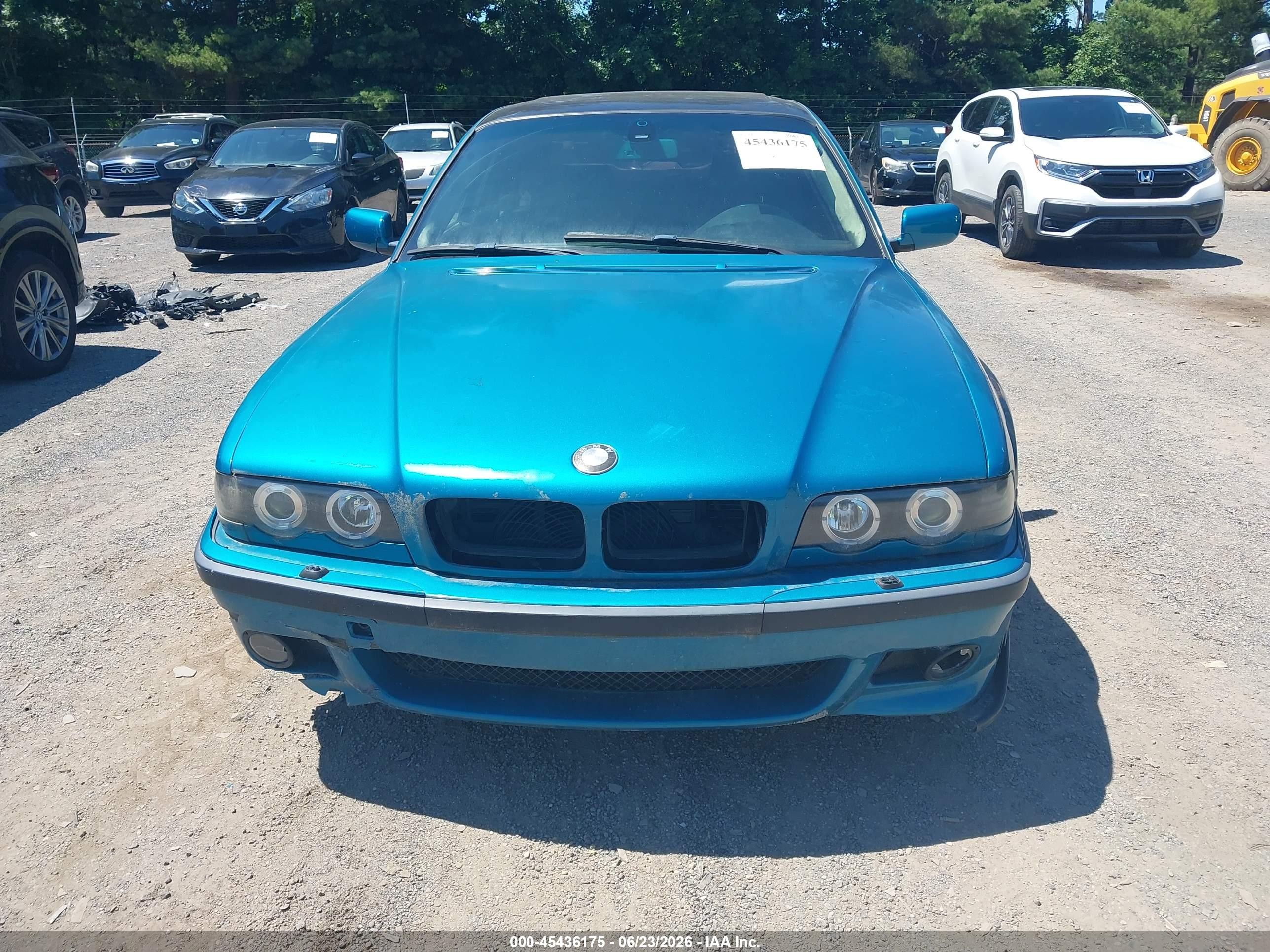 2001 Bmw 740ia   Blue vin: WBAGG83421DN88353