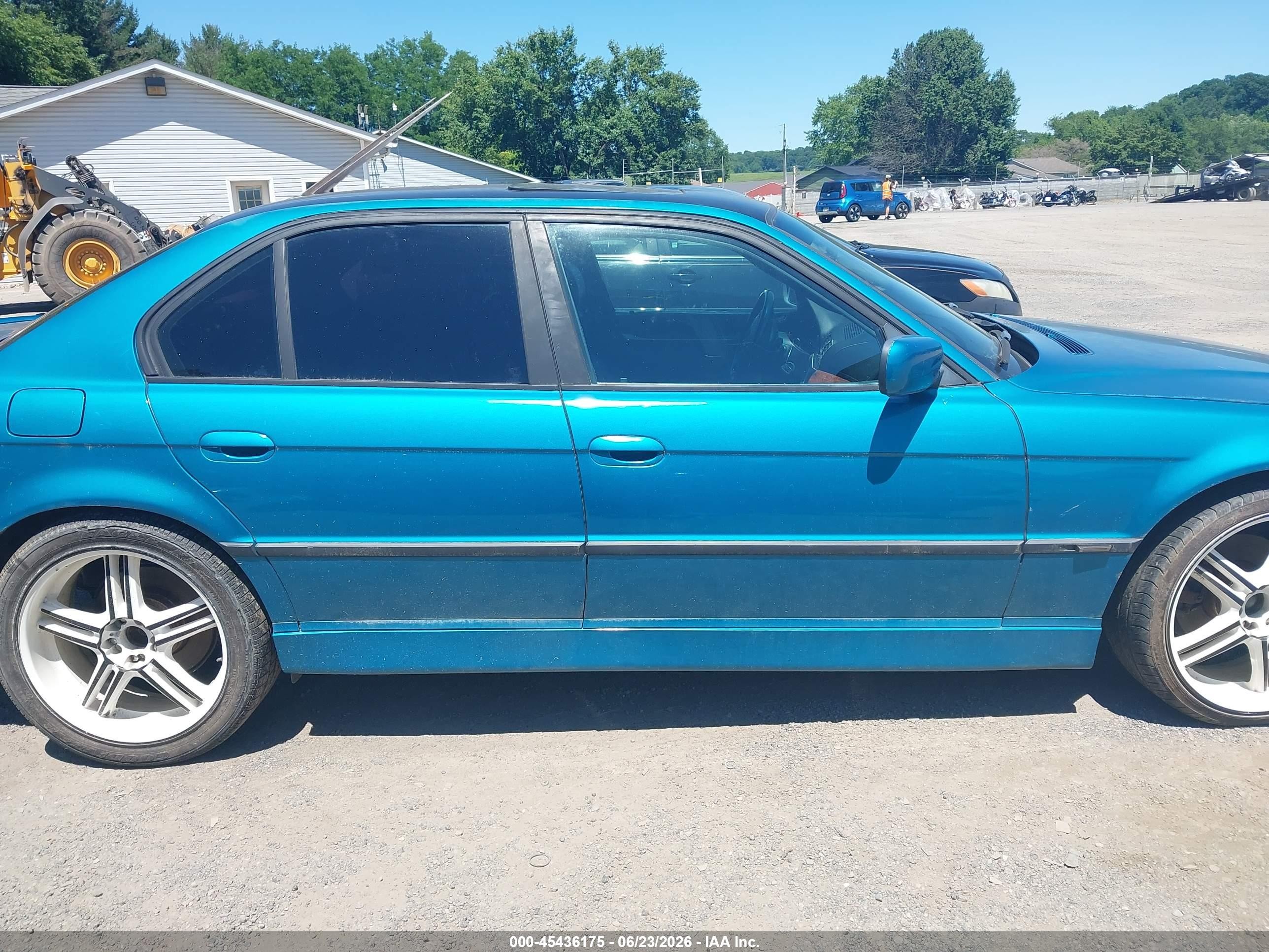 2001 Bmw 740ia   Blue vin: WBAGG83421DN88353