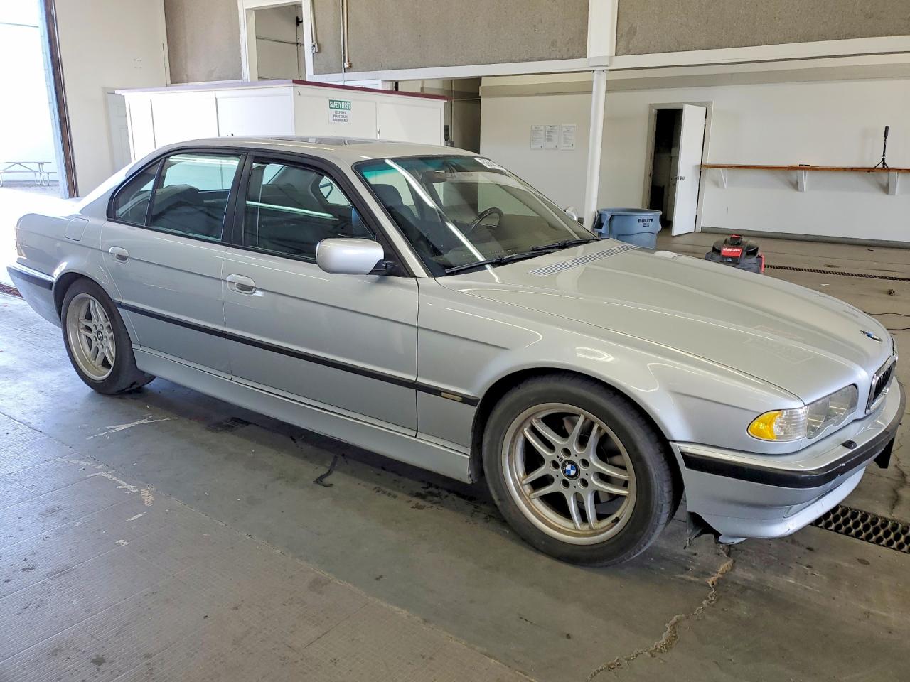 2001 Bmw 740 Silver vin: WBAGG83431DN84134