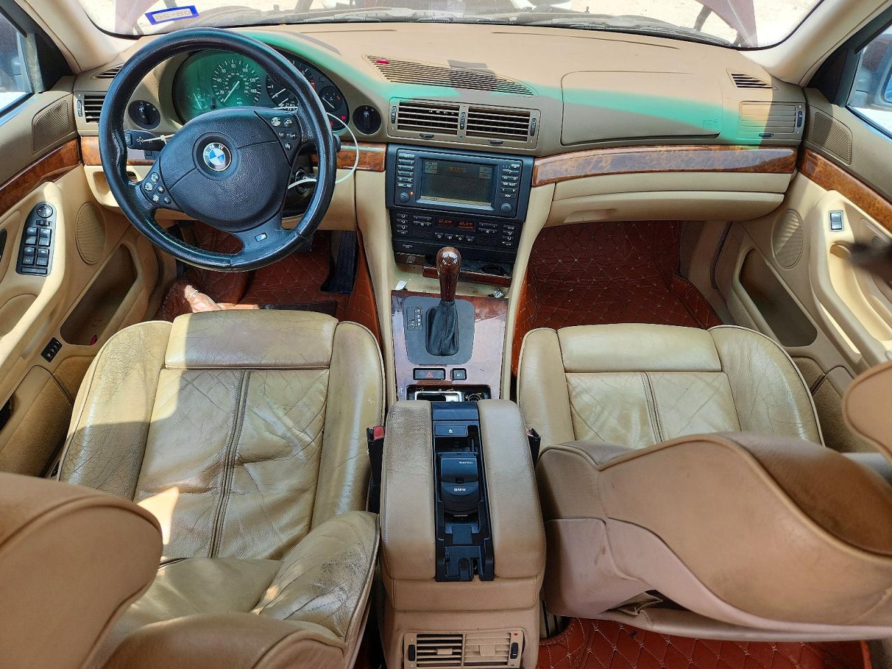 2001 Bmw 740 I Automatic Maroon vin: WBAGG83431DN84148