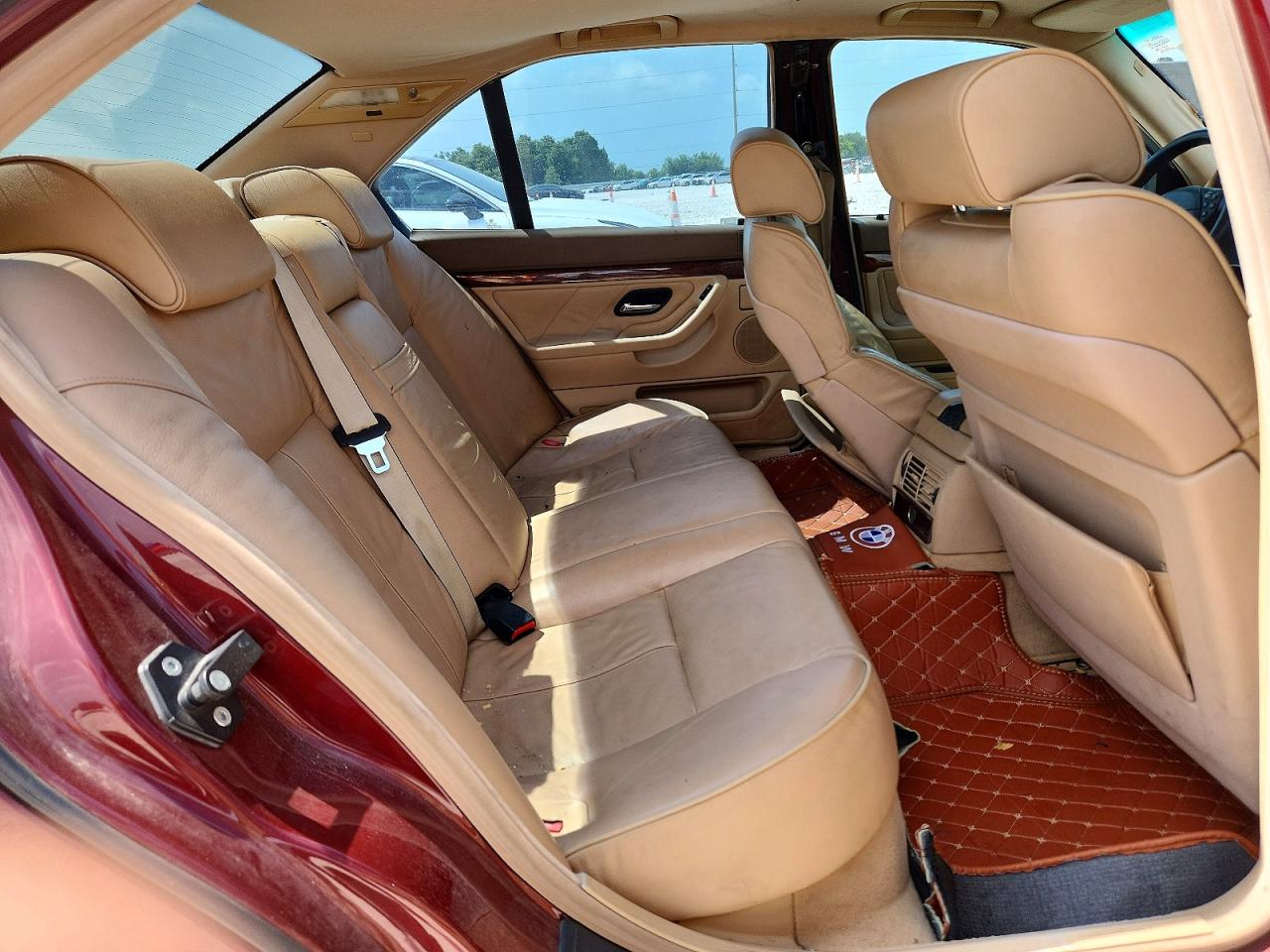 2001 Bmw 740 I Automatic Maroon vin: WBAGG83431DN84148