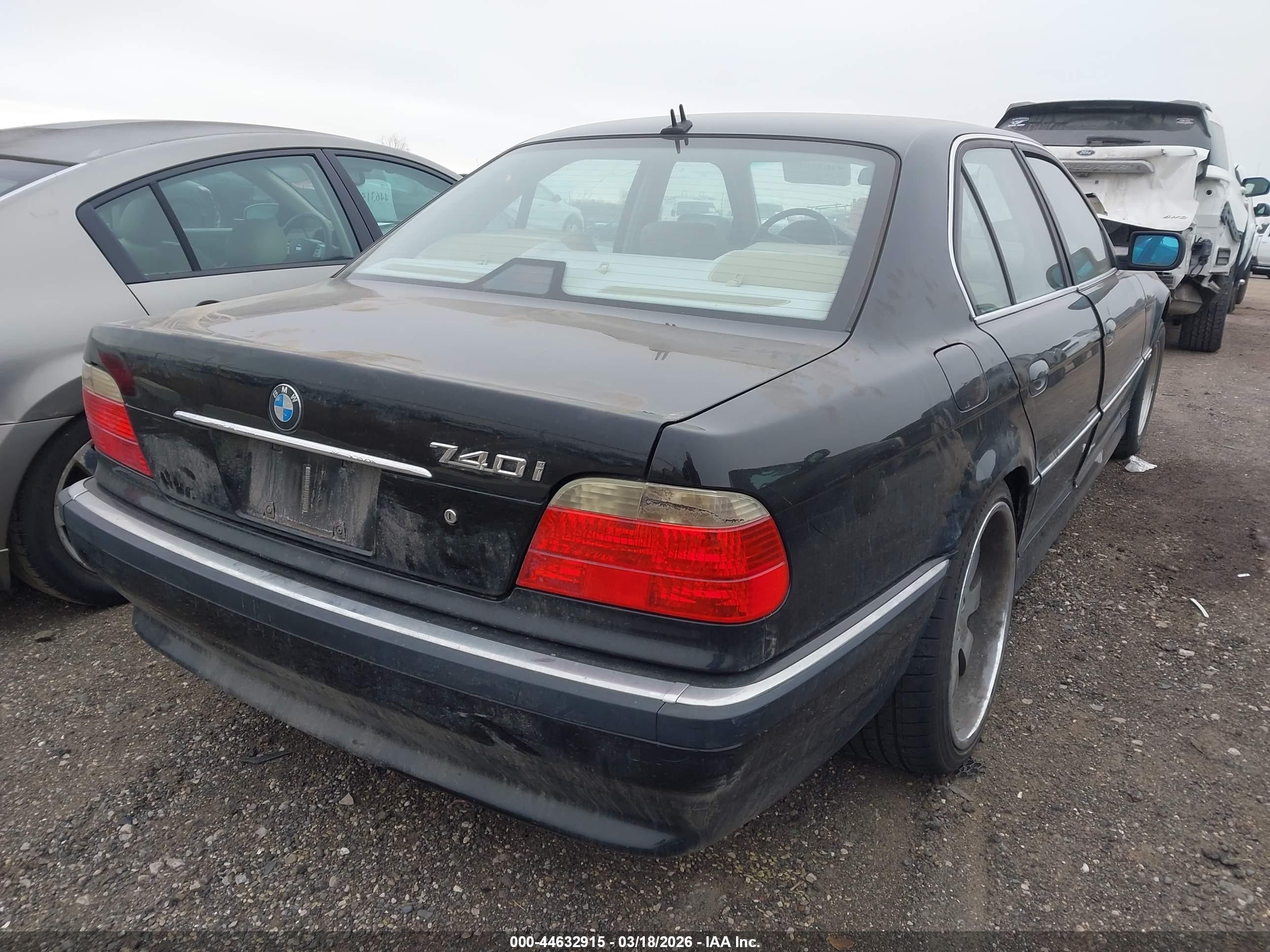 2001 Bmw 740ia   Black vin: WBAGG83441DN81999