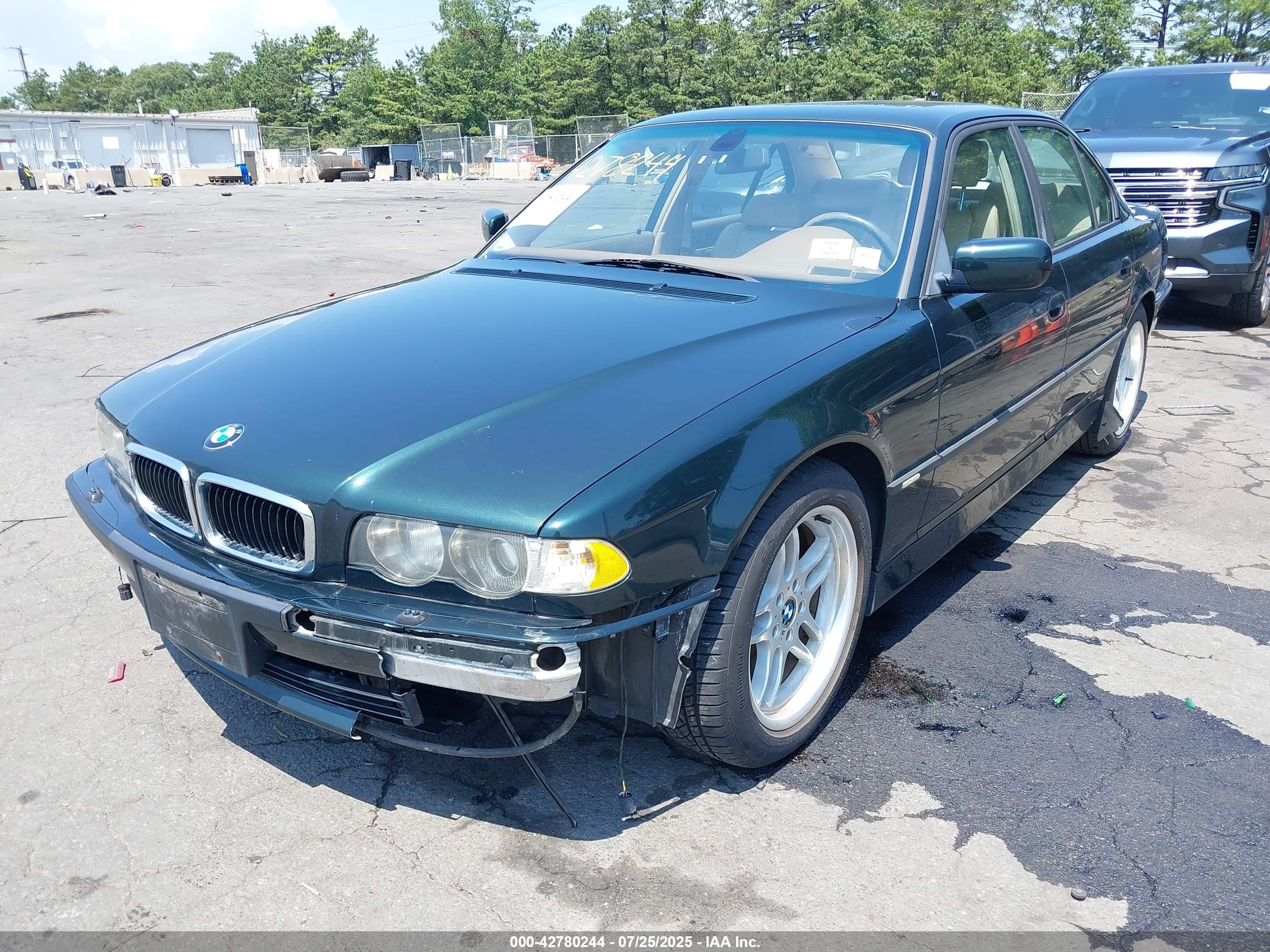 2001 Bmw 740ia   Green vin: WBAGG83441DN86927