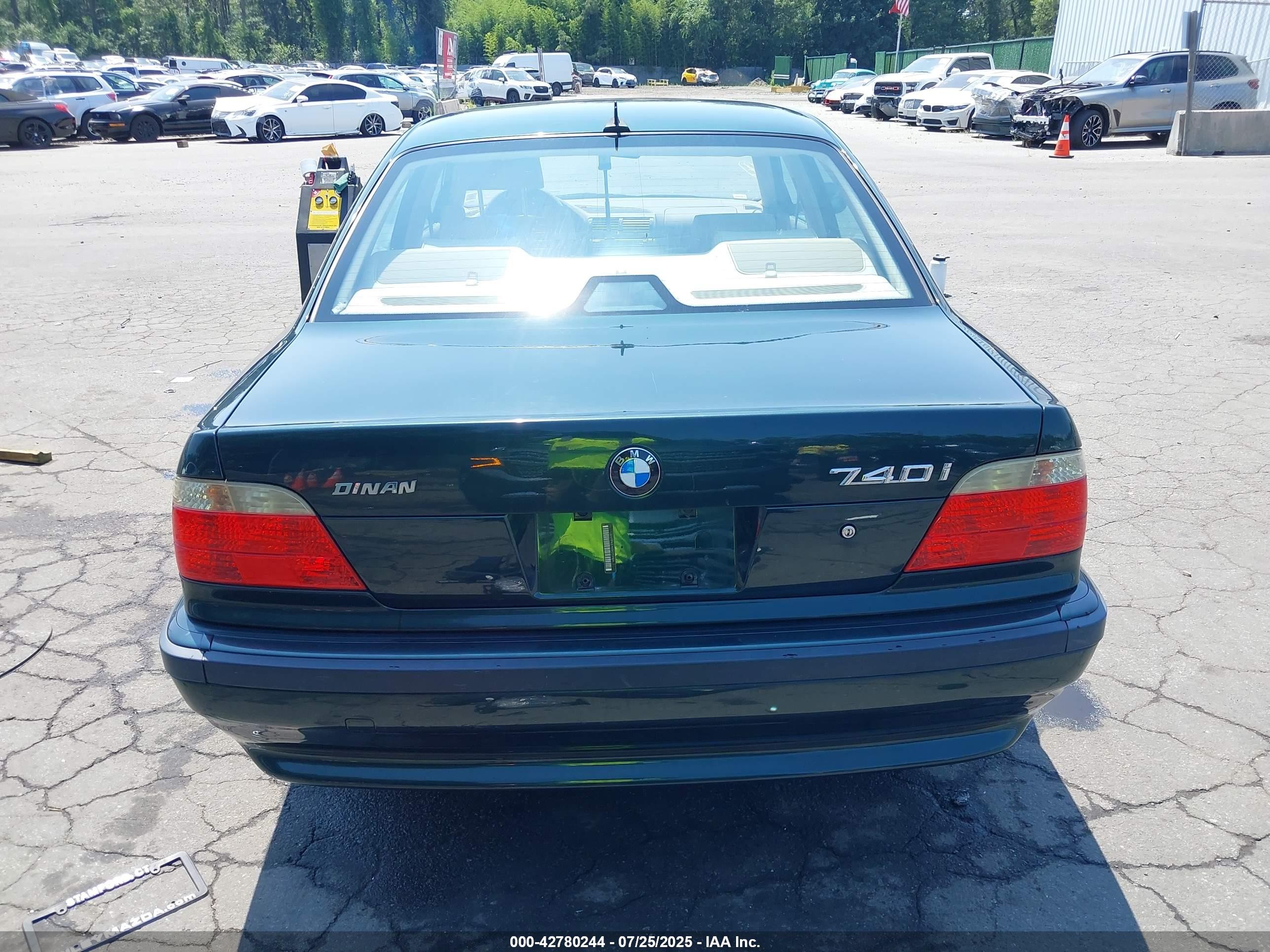 2001 Bmw 740ia   Green vin: WBAGG83441DN86927