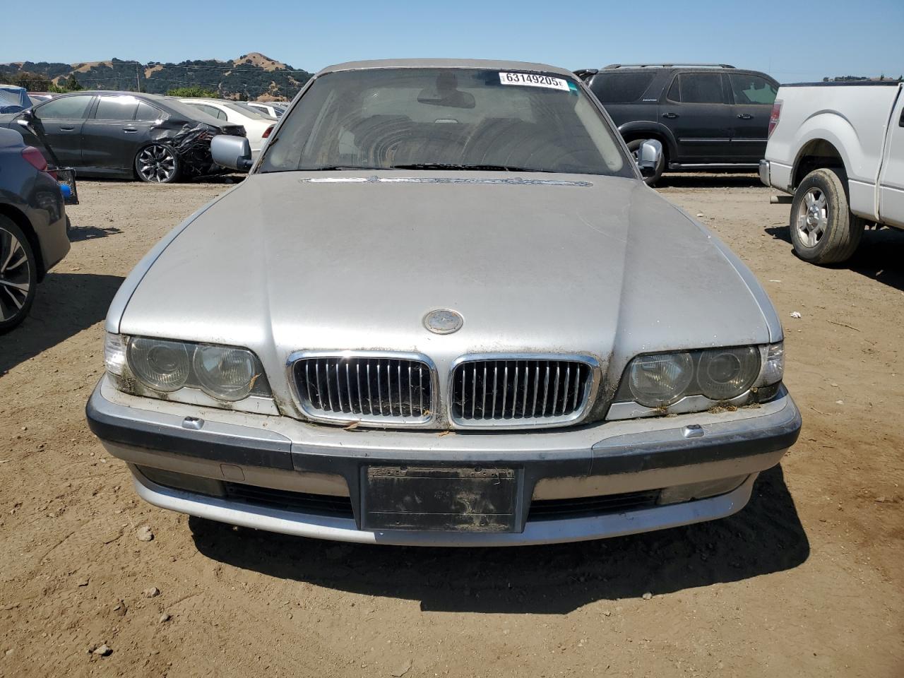 2001 Bmw 740 I Automatic Silver vin: WBAGG83441DN87804