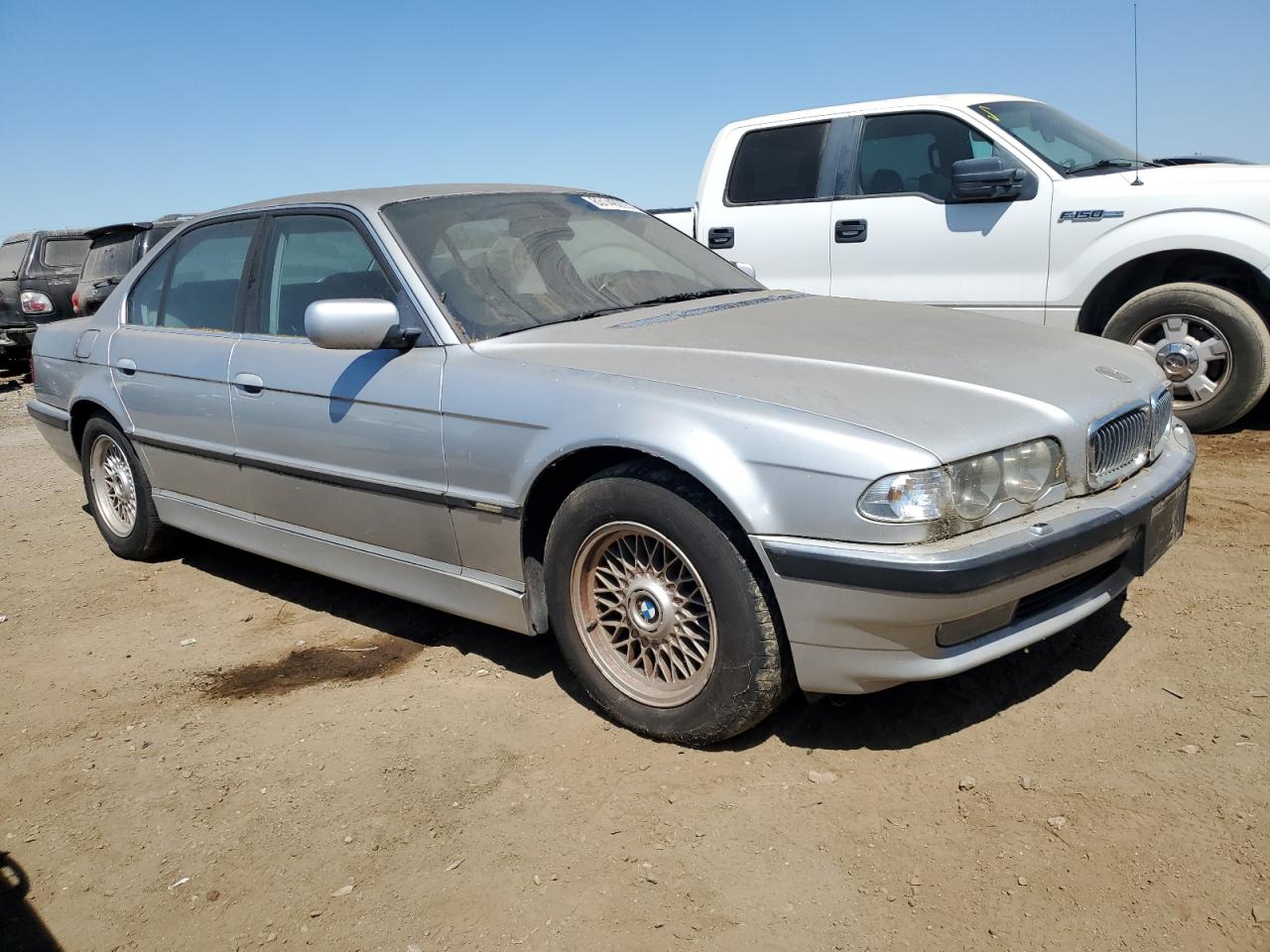 2001 Bmw 740 I Automatic Silver vin: WBAGG83441DN87804